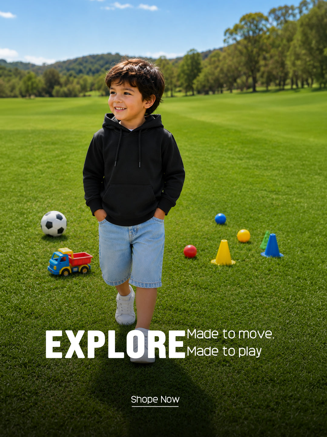 Hap & Hope  Full Sleeve Cotton T-Shirt For Boys