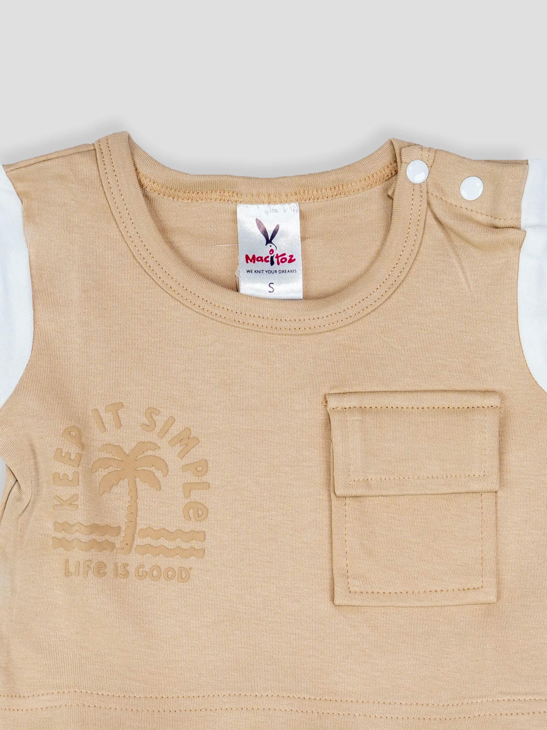 Hap & Hope  Cotton Half Sleeve Round Neck T-Shirt & Shorts Set For Baby Boys