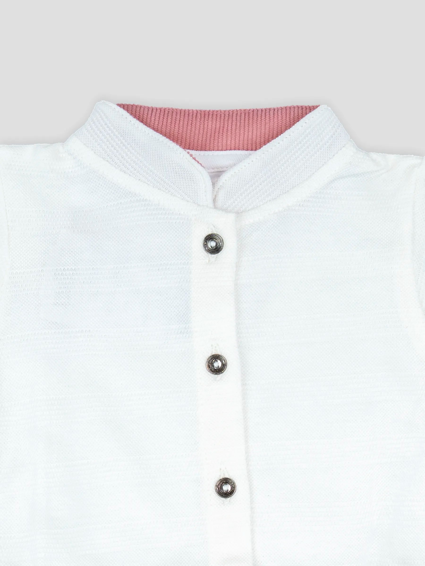 Hap & Hope  Cotton Chinese Collar Shirt & Shorts For Baby Boys