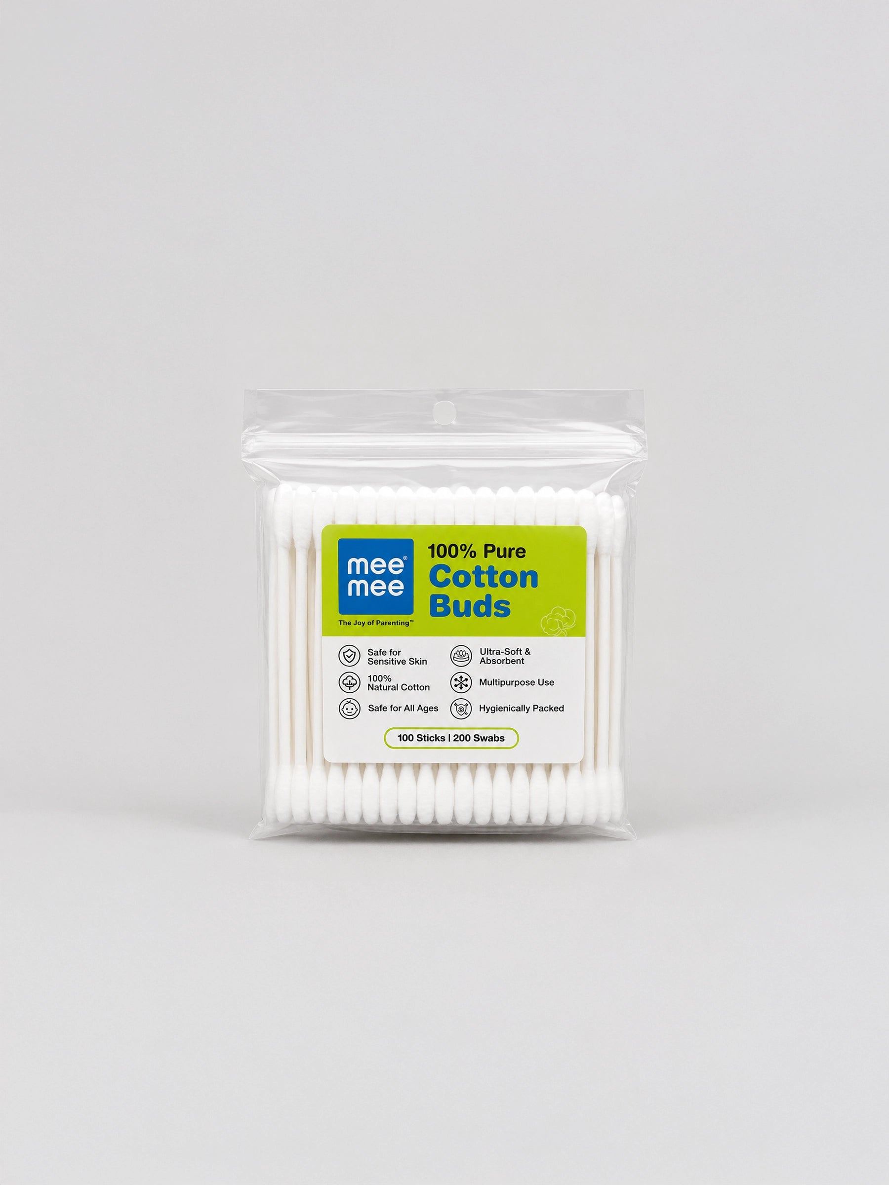 Mee Mee Cotton Ear Buds - 100 Pieces