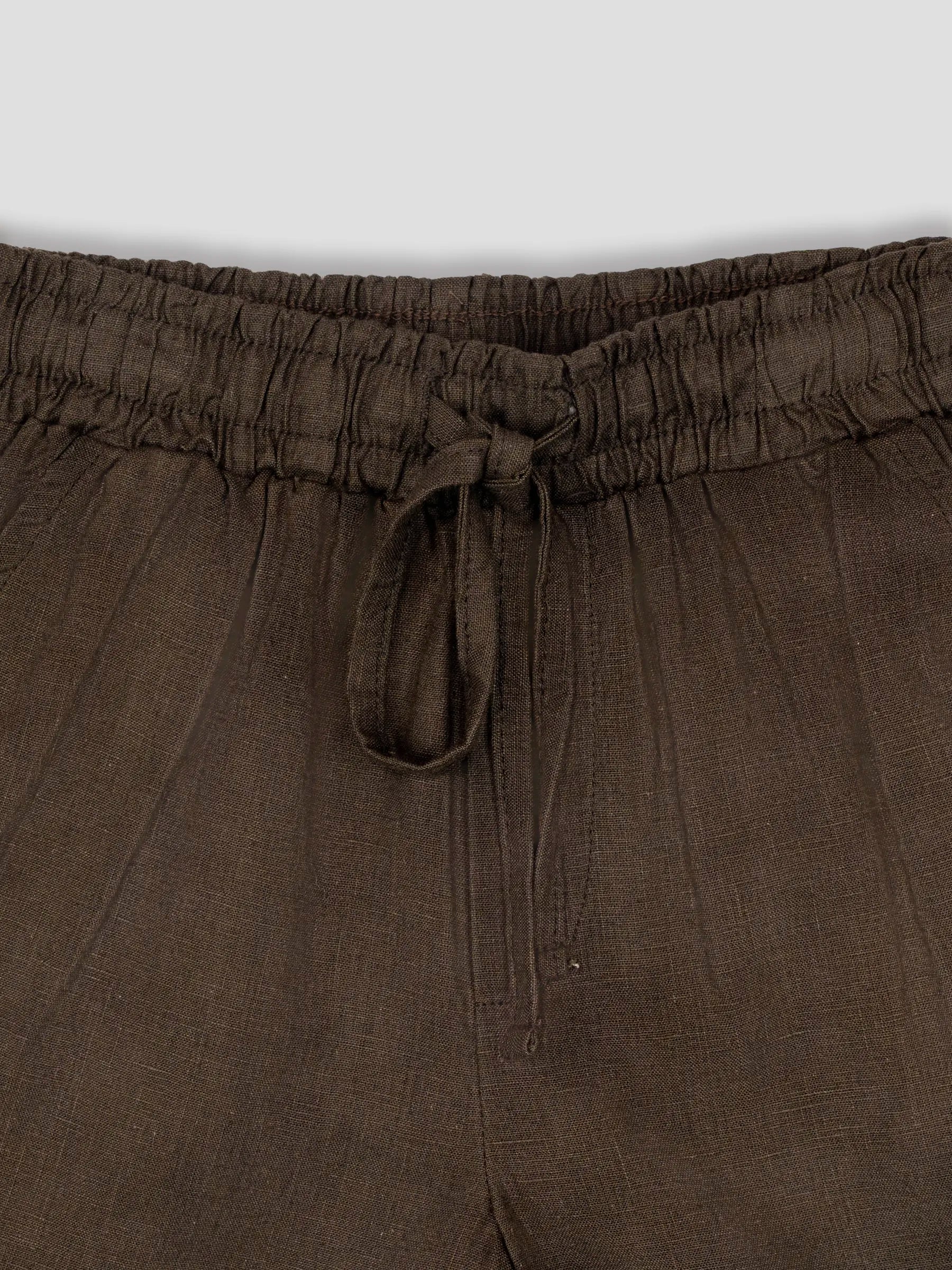 Hap&Hope Plain Linen Relaxed Fit Shorts for Baby Boys
