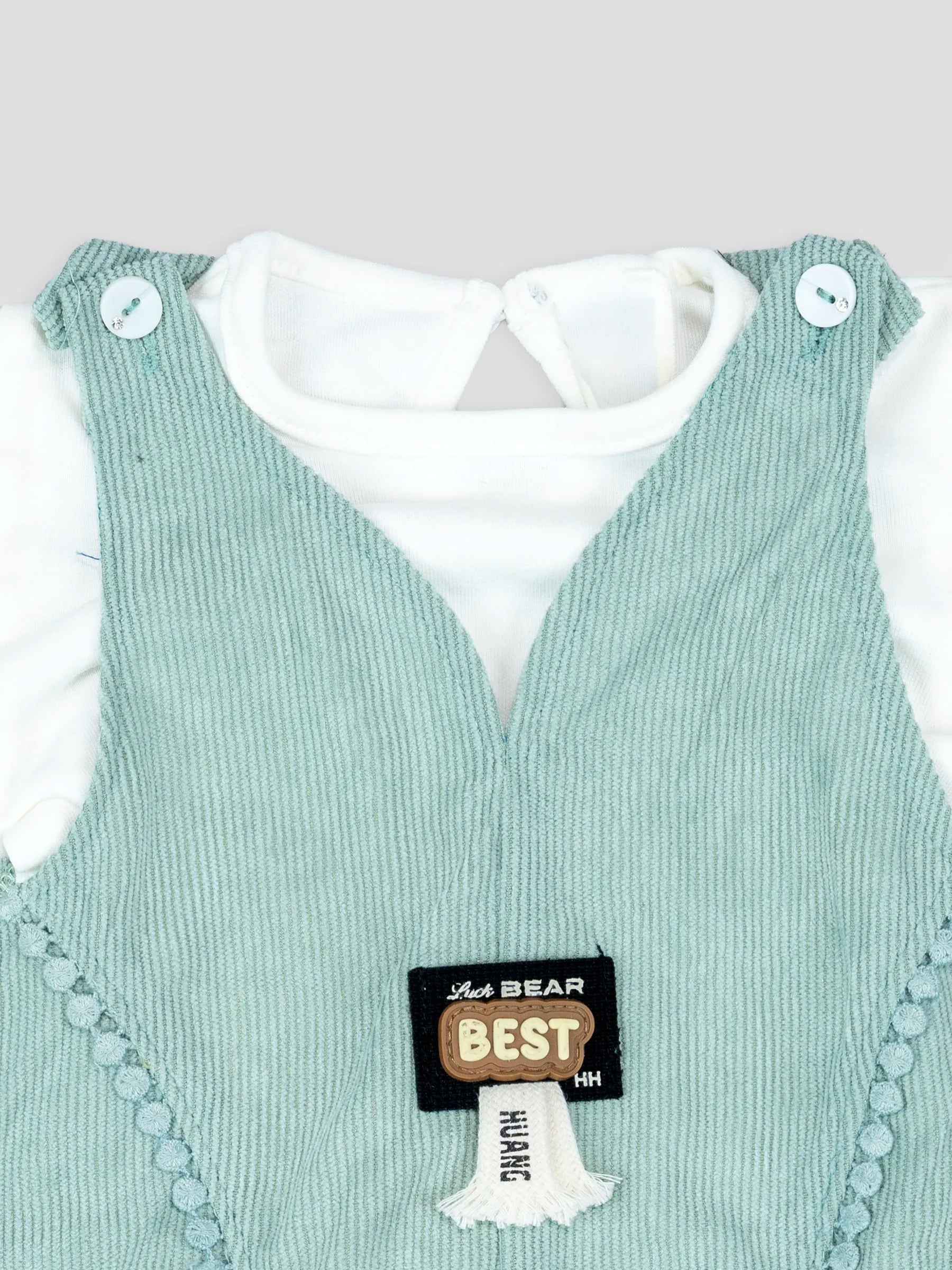 Hap & Hope  Corduroy Baba Suit For Baby Girls