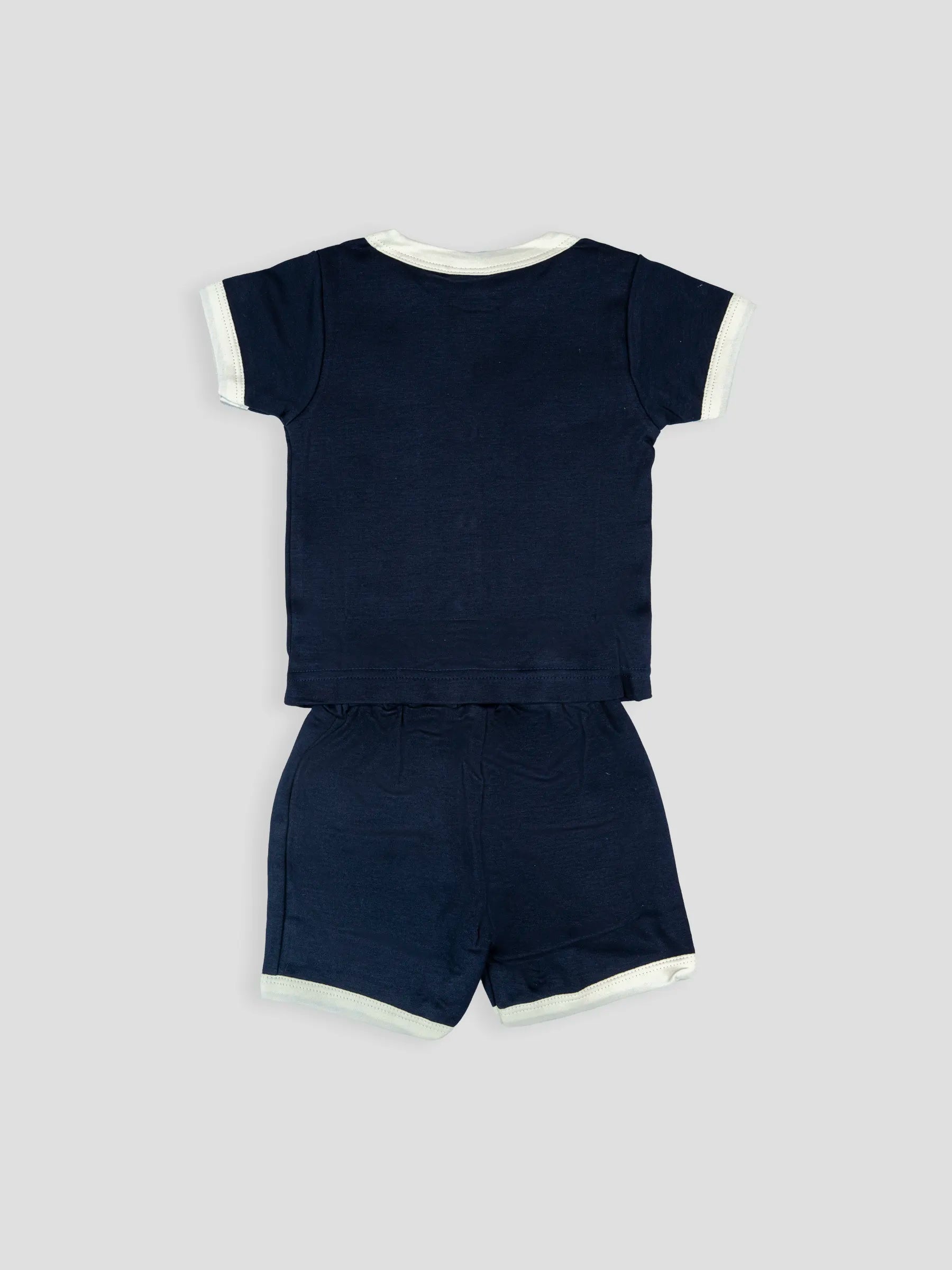 Hap & Hope  Cotton T-Shirt & Shorts For Baby Boys