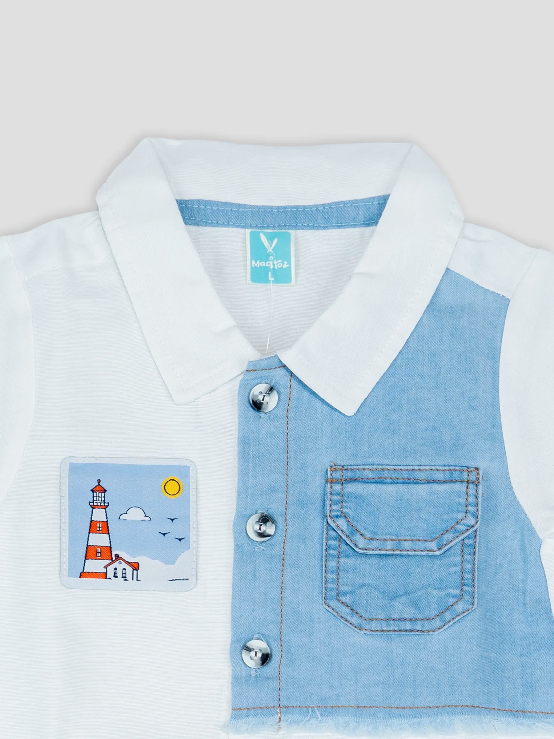 Hap & Hope Cotton Half Sleeve Collar Neck T-Shirt & Shorts  For Baby Boys