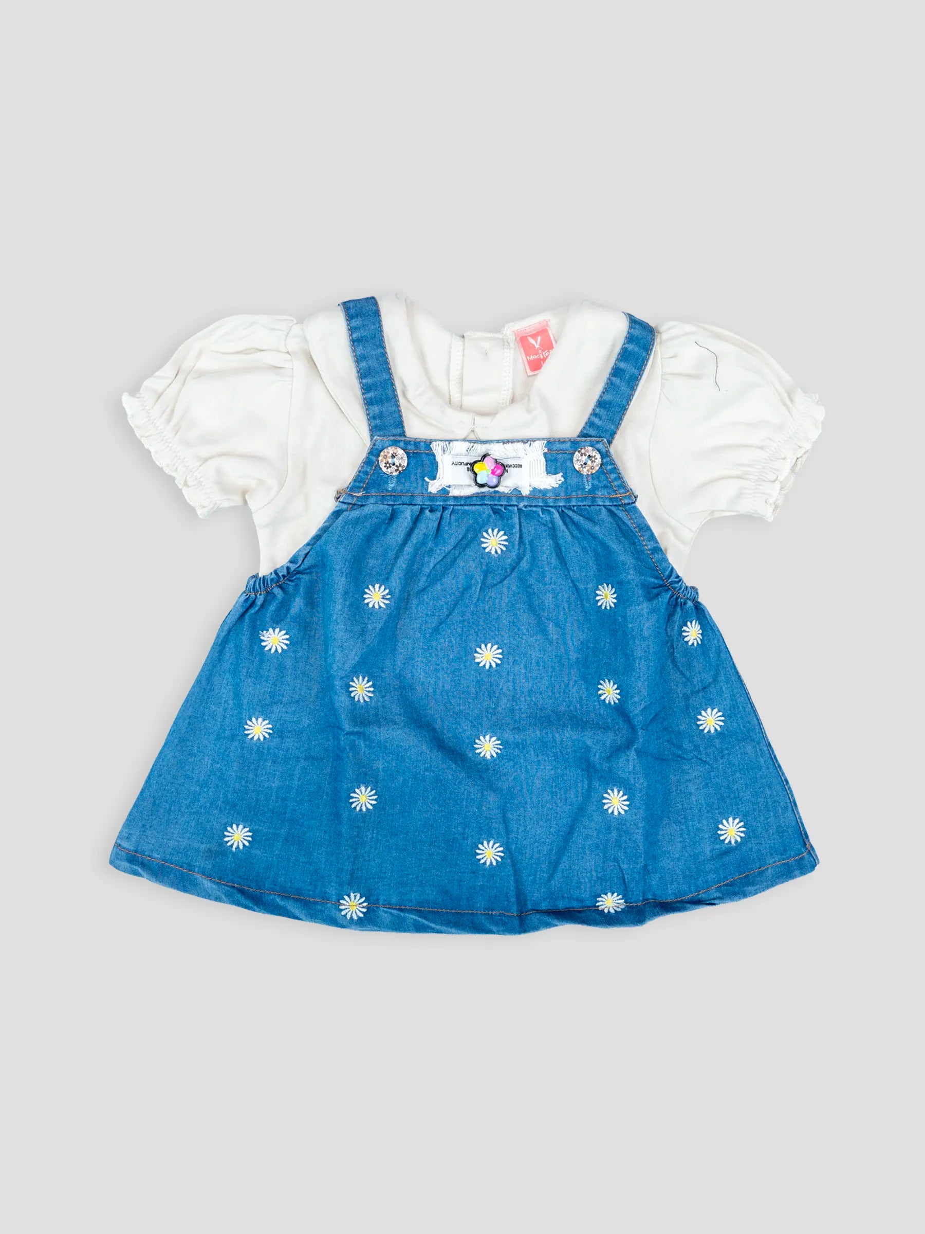Hap & Hope  Printed Cotton Frock For Baby Girls