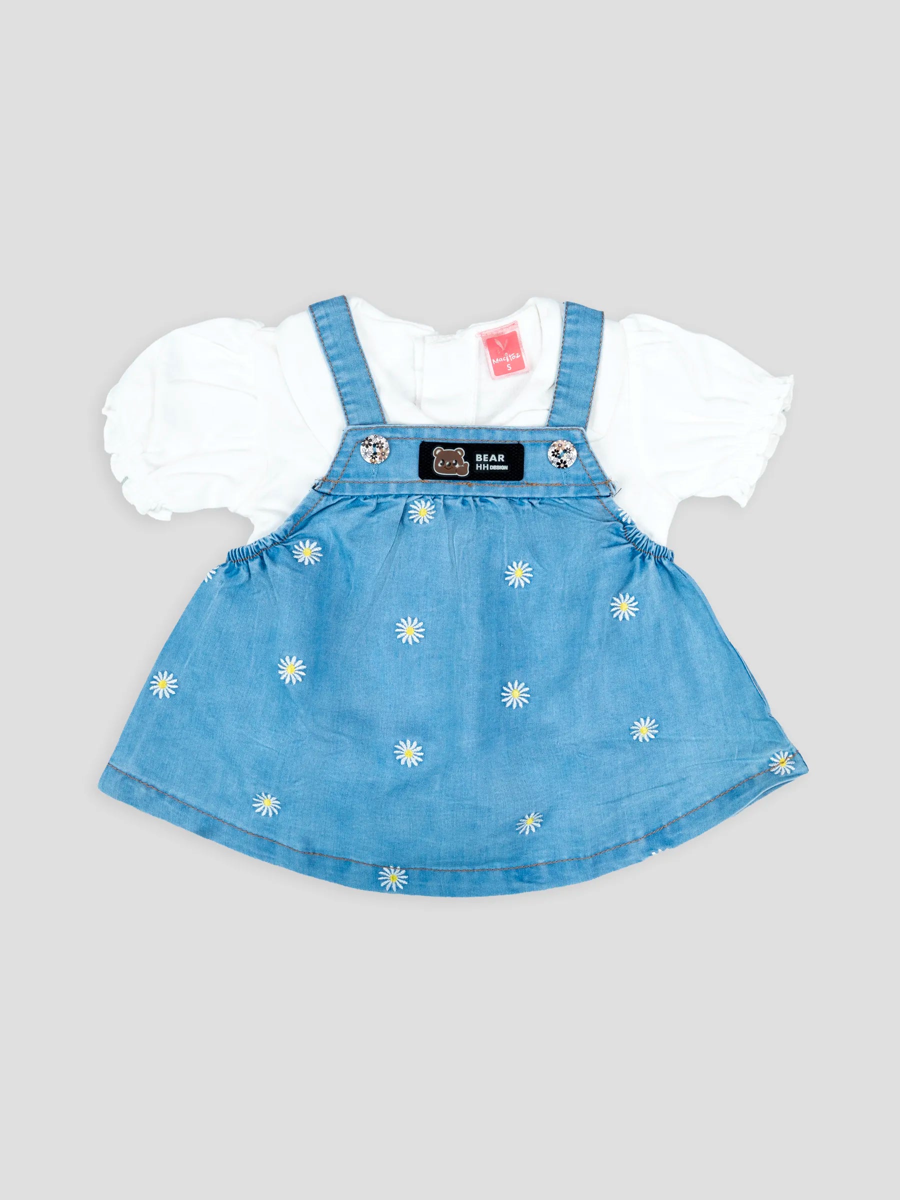Hap & Hope  Printed Cotton Frock For Baby Girls
