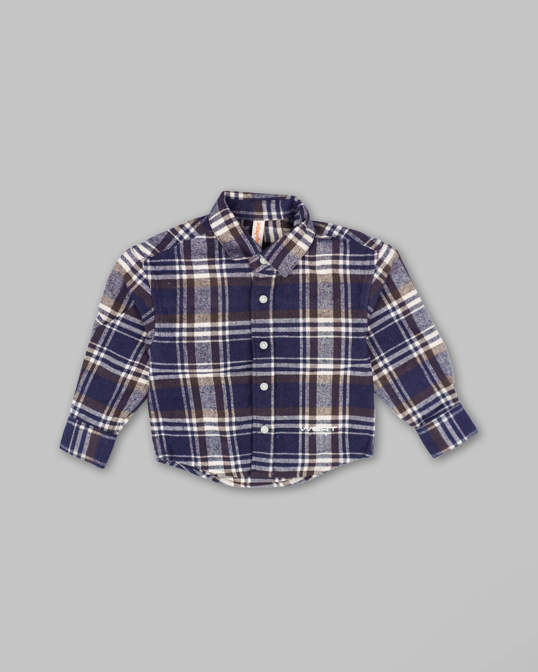 Kids Checked Full Sleeve Casual Shirt
