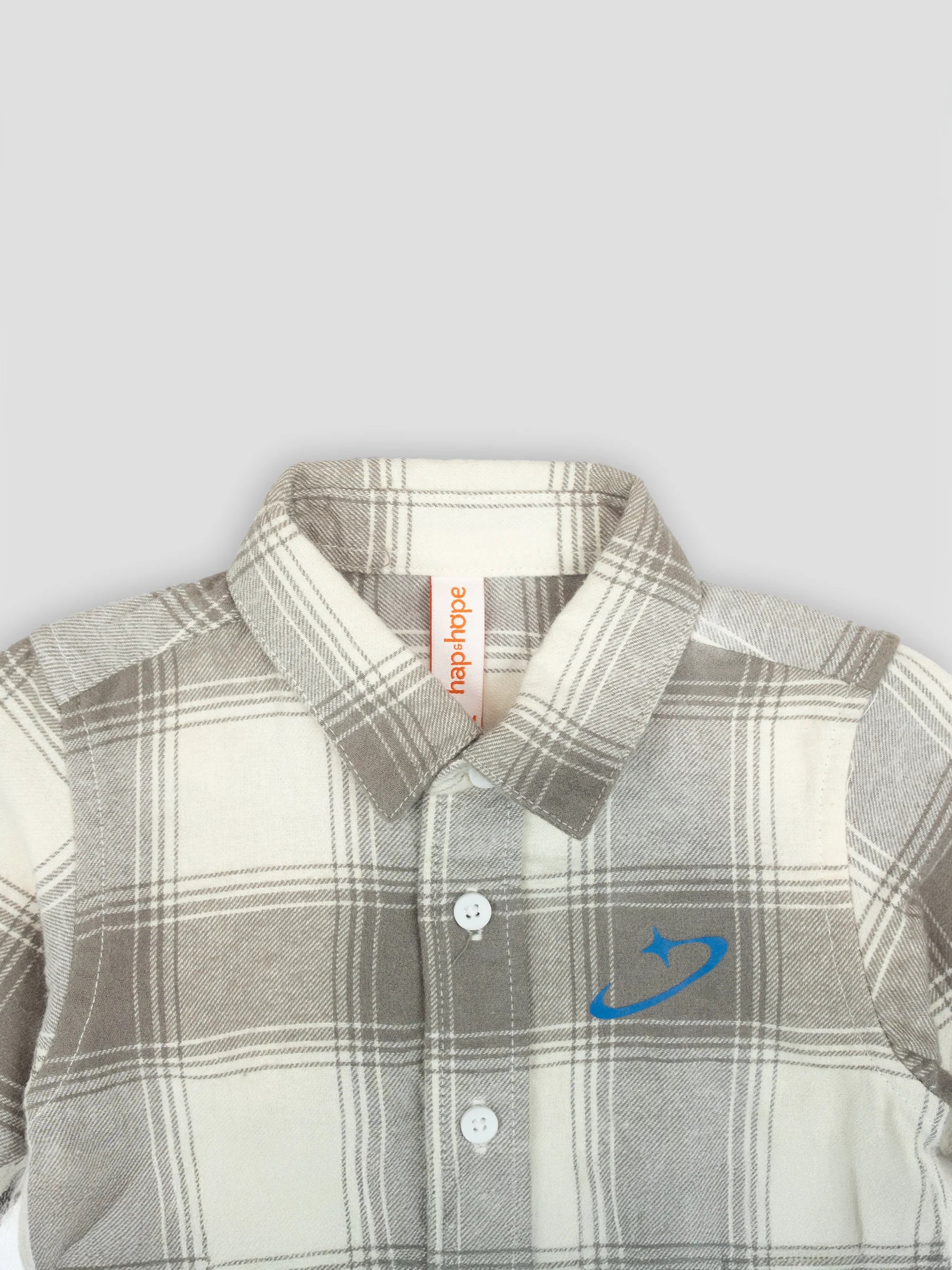 Hap&Hope Checked Full Sleeve Cotton Shirt for Boys