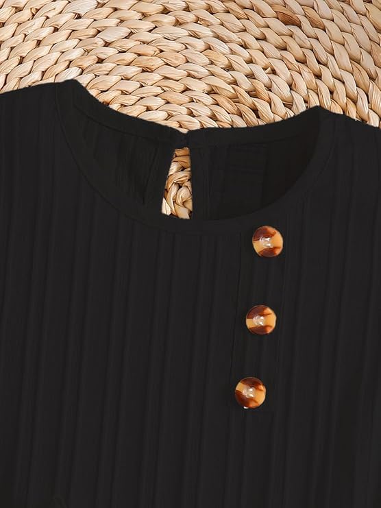 Girls Black Frock Dress – A-Line Sleeveless Cotton Blend Belt & Bag Set for Ages 2–9 Years