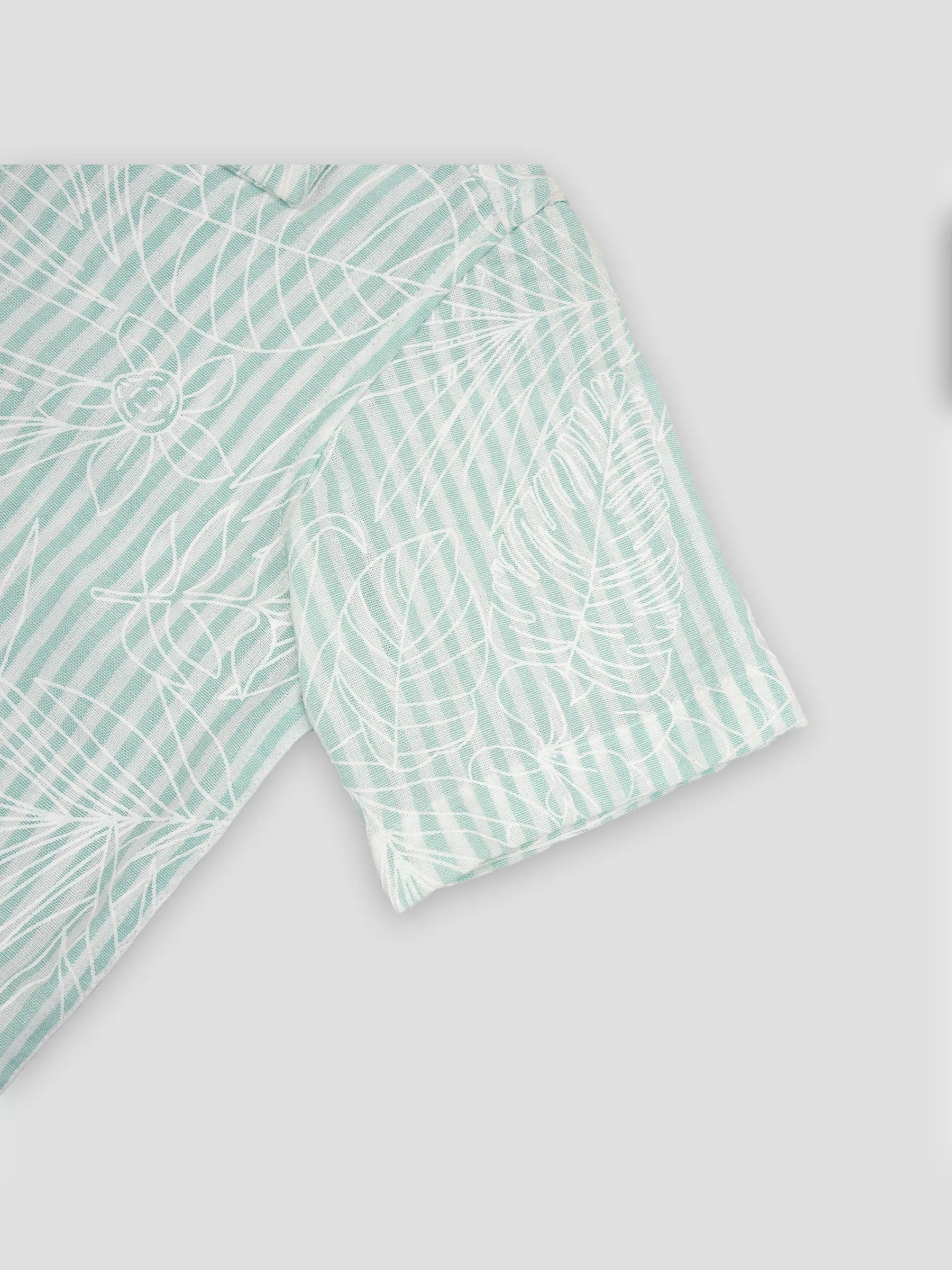 Hap&Hope Printed Camp Collar Half Sleeve Shirt for Boys