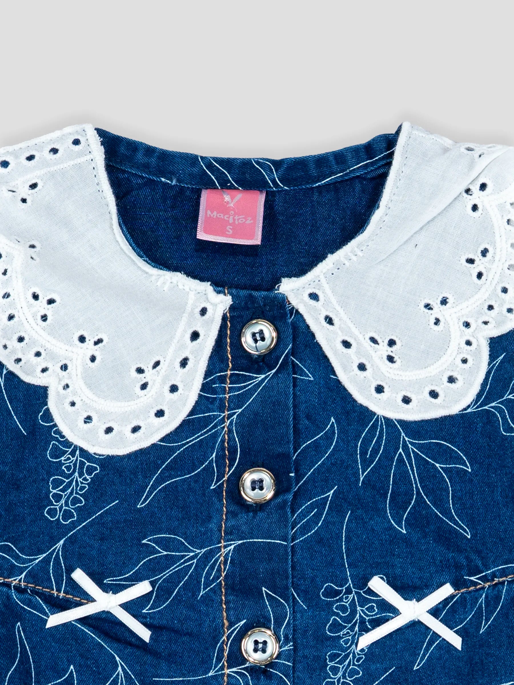 Hap & Hope Printed Cotton Frock For Baby Girls
