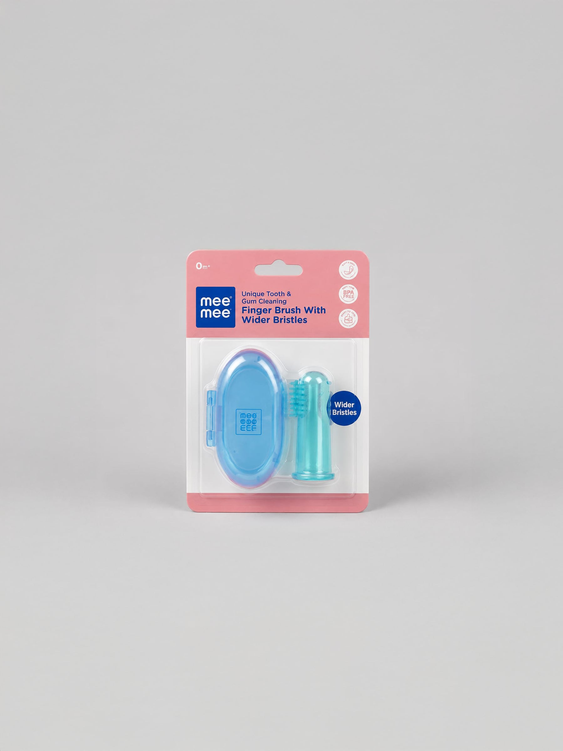 Mee Mee Soft Silicone Finger Toothbrush for Babies