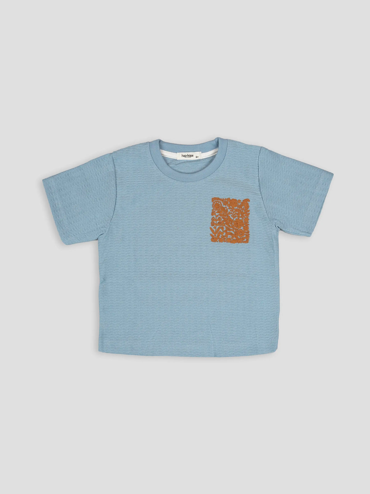 Hap & Hop  Floral Graphic Printed Half Sleeve T-Shirt For Girls