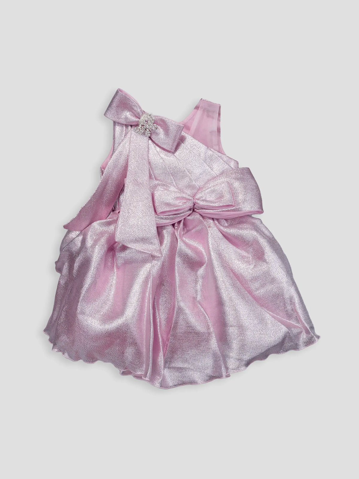 Hap & Hope  Bow Detail Party Wear Frock For Girls
