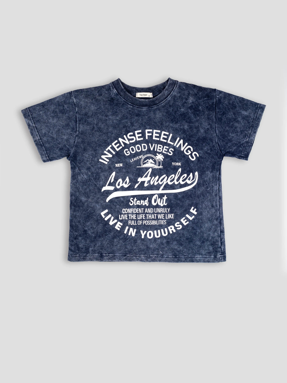 Hap & Hope Boys Printed Relaxed Fit Cotton Half Sleeve Round Neck T-Shirt