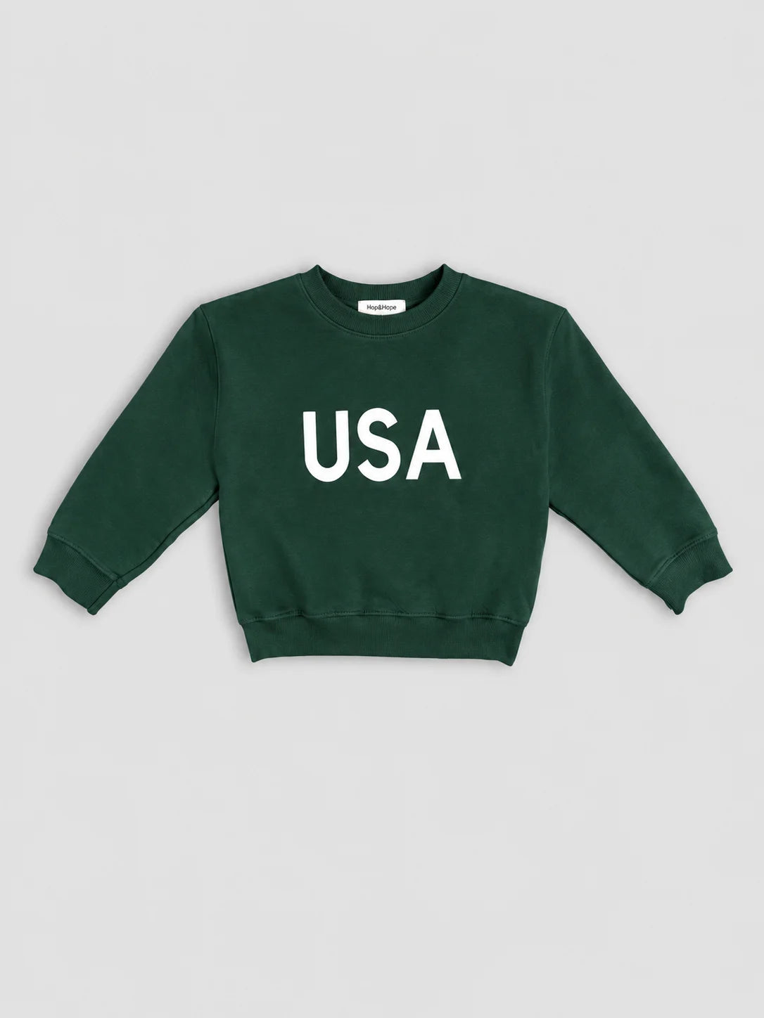 Hap & Hope Boys USA Printed Full Sleeve Cotton T-Shirt For Boys