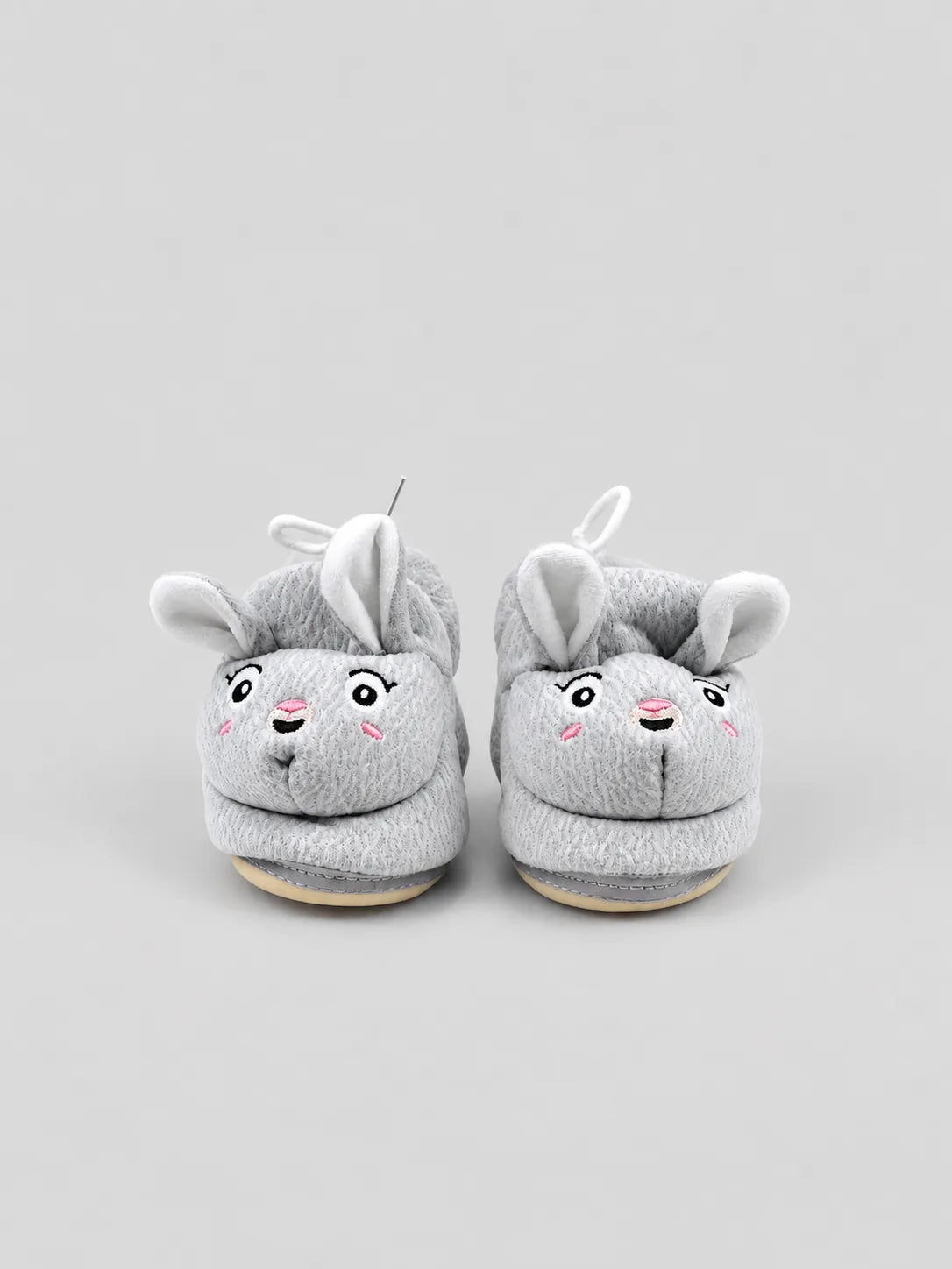 Hap & Hope  Bunny Soft Plush Booties  For Newborn Babies