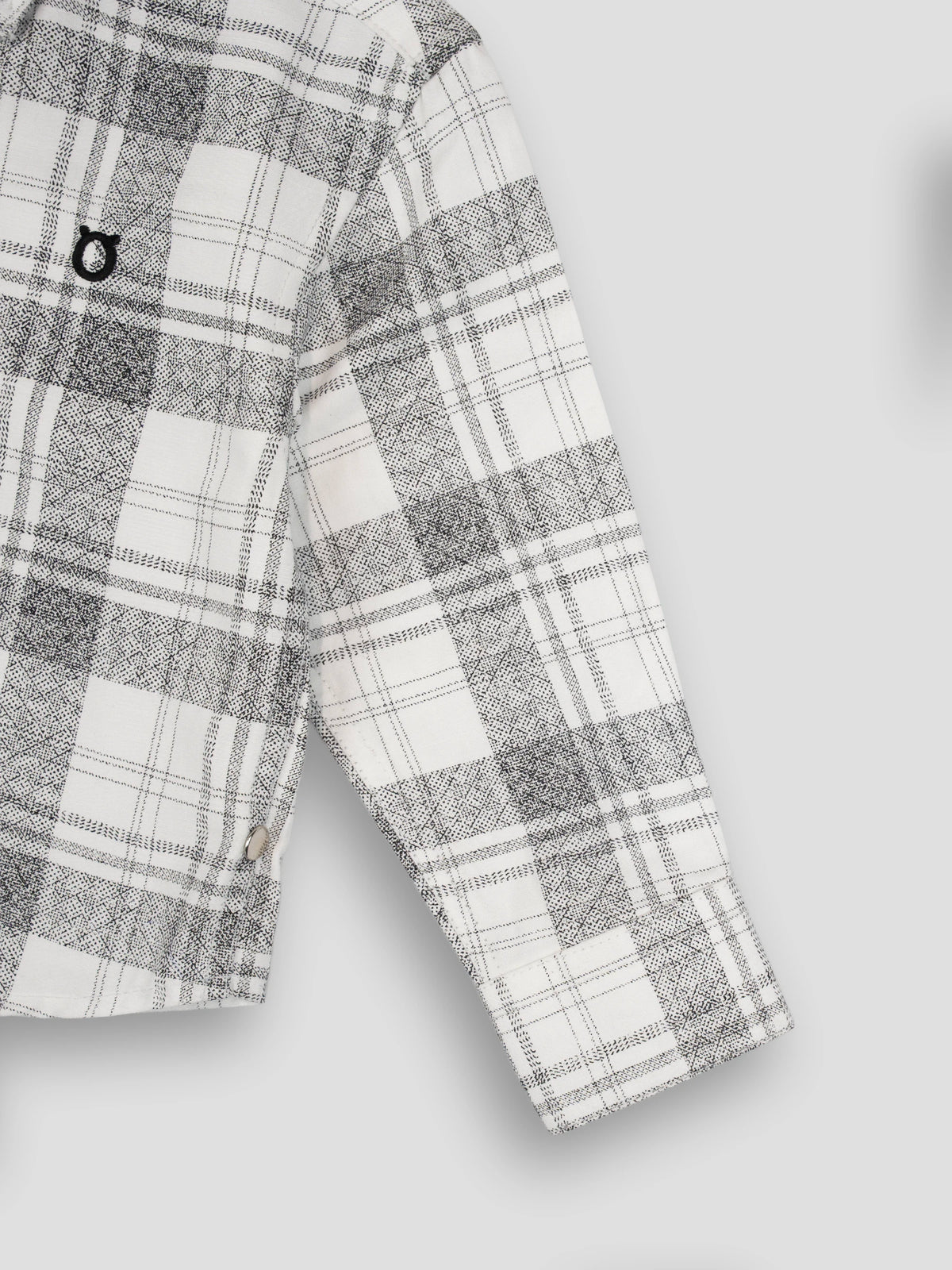 Hap&Hope Checked Collar Neck Full Sleeve Cotton Shirt for Boys