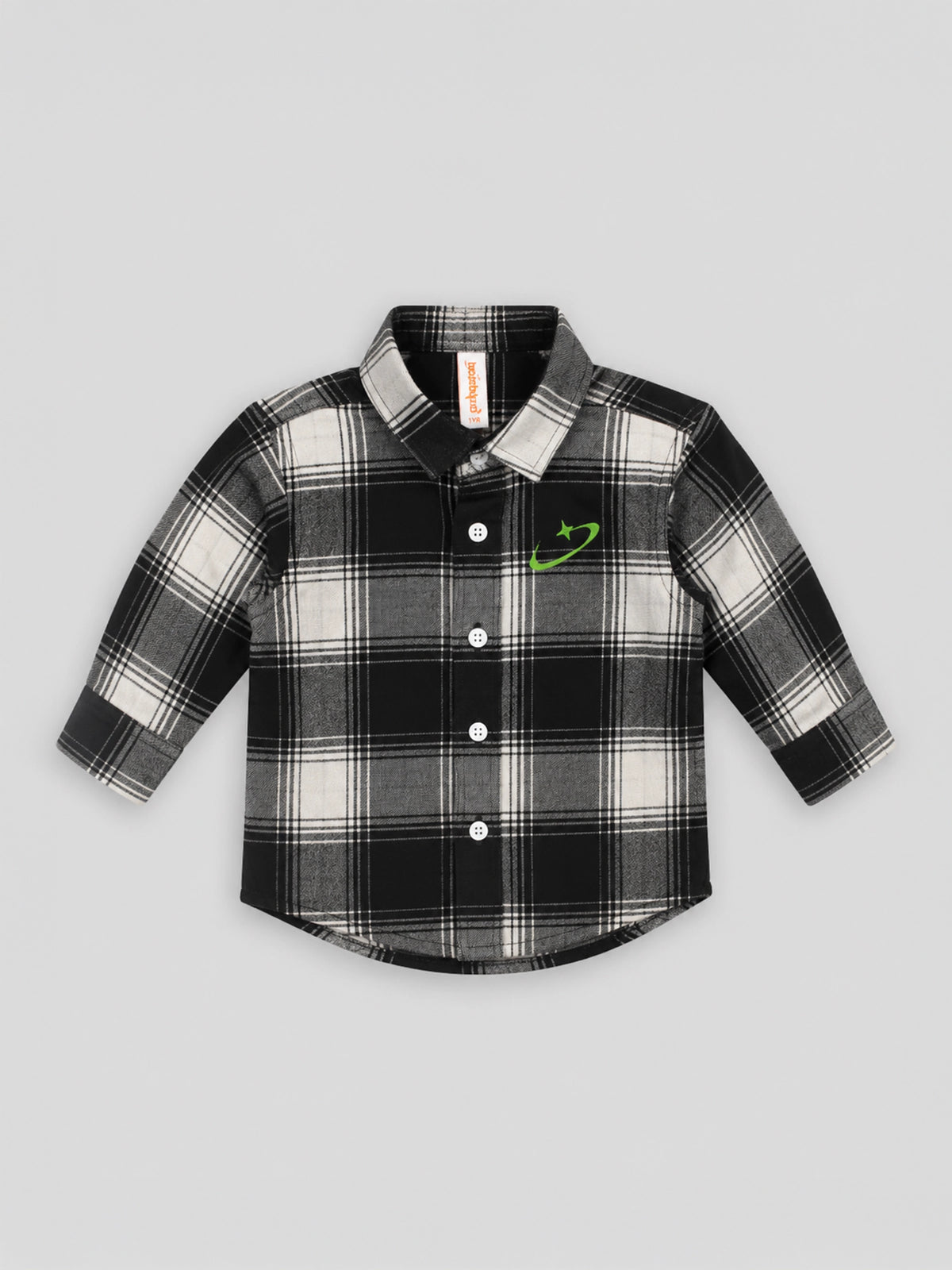 Hap & Hope Checked Full Sleeve Cotton Shirt for Boys