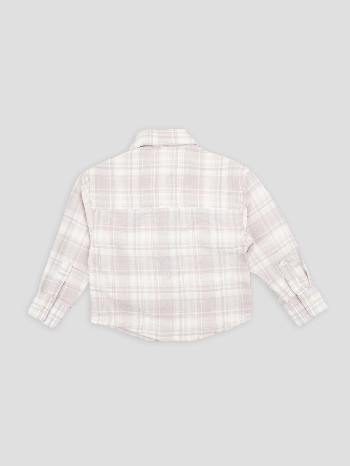 Hap&Hope Checked Graphic Print Full Sleeve Cotton Shirt for Boys