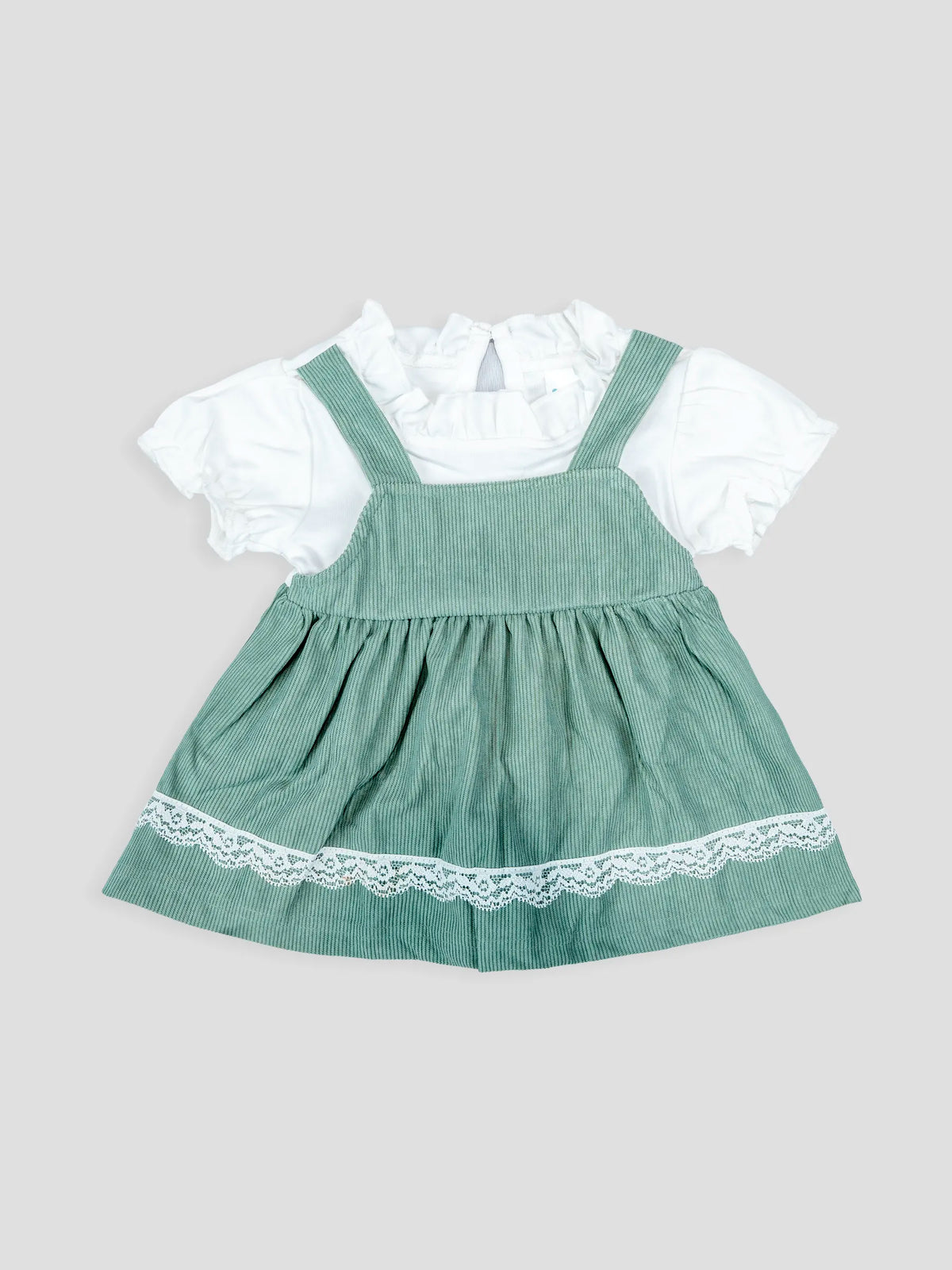 Hap & Hope  Corduroy Pinafore Frock  For Girls