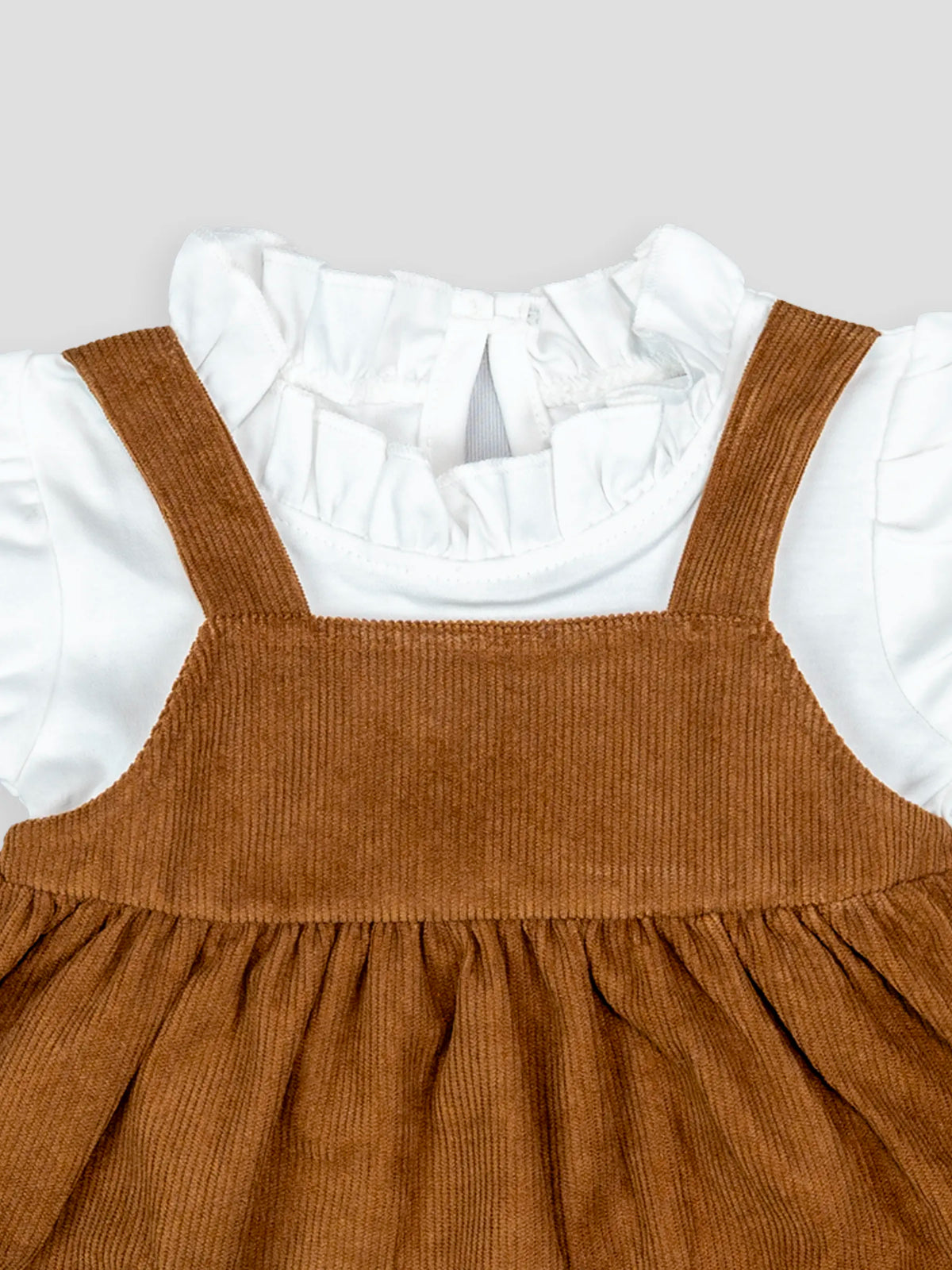 Hap & Hope  Corduroy Pinafore Frock  For Girls