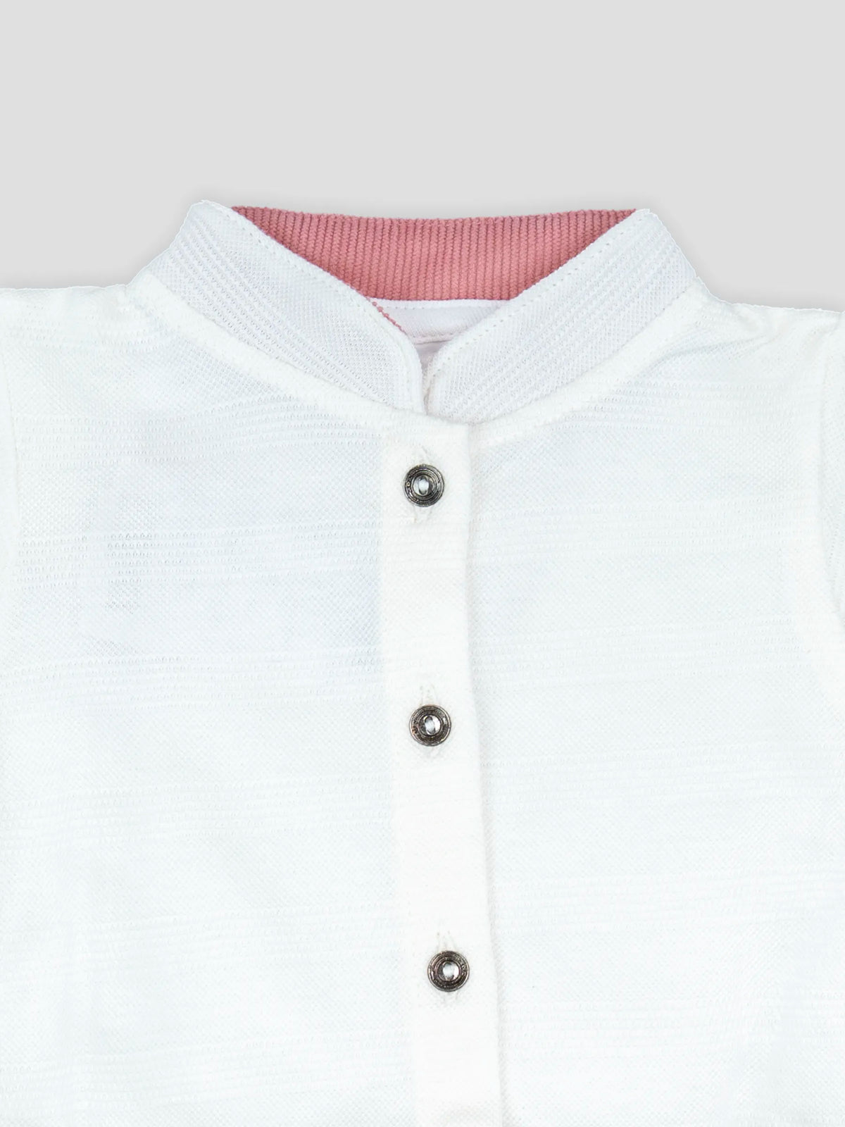 Hap & Hope  Cotton Chinese Collar Shirt & Shorts For Baby Boys