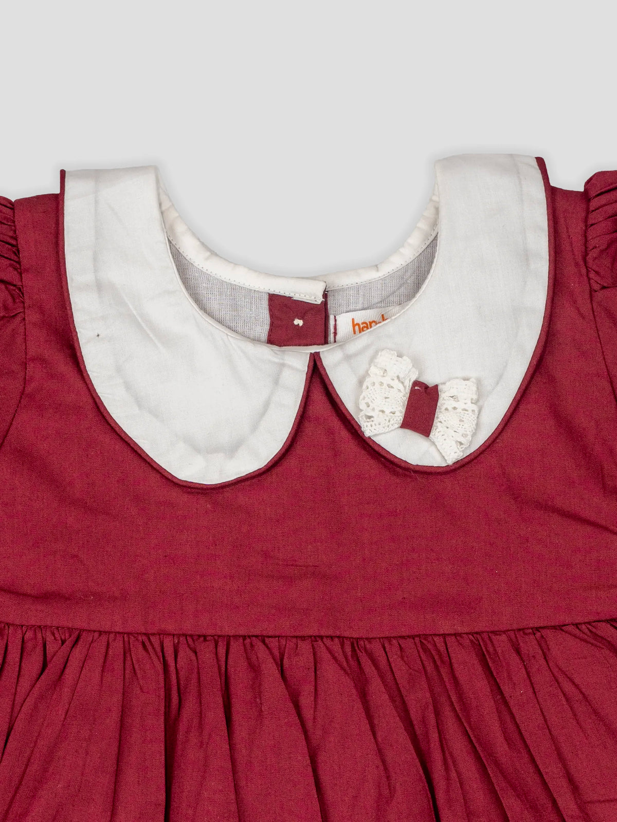Hap & Hope  Cotton Flared Frock Dress with Classic For Girls