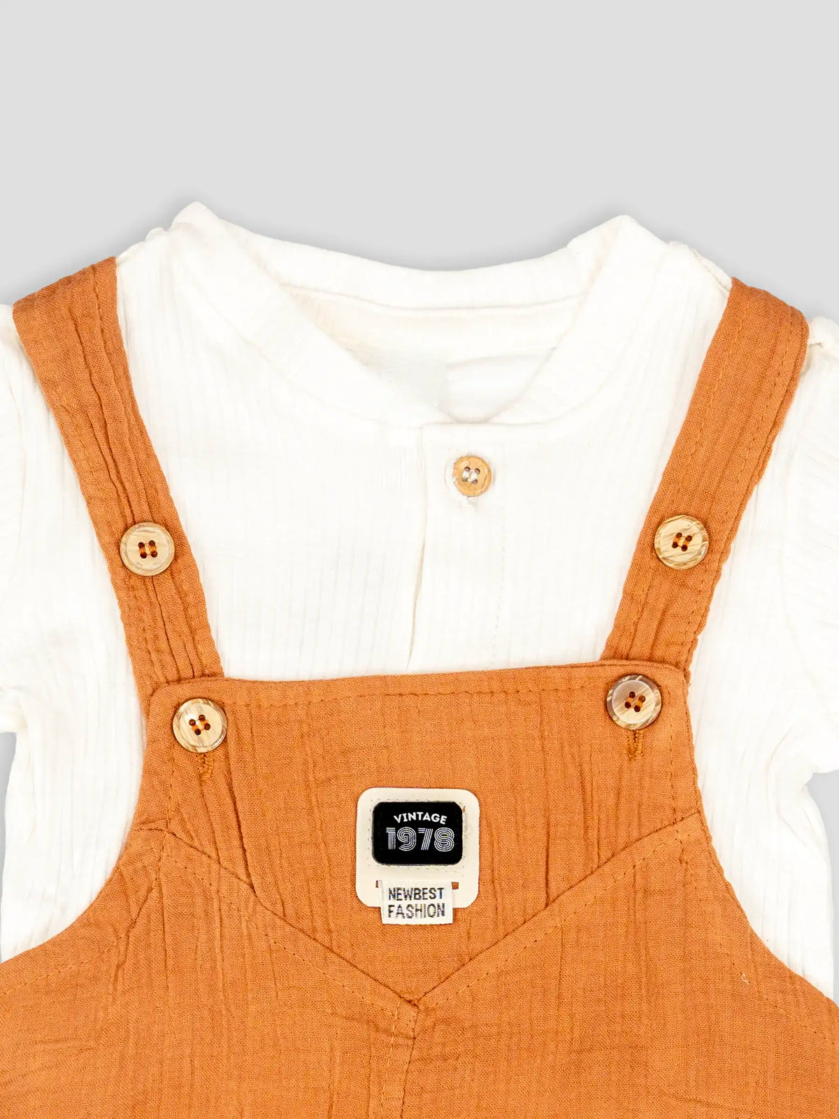 Hap & Hope  Cotton Half Sleeve Chinese Neck Baba  Suit For Baby Boys