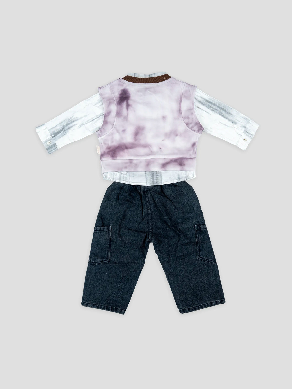 Hap & Hope  Cotton Printed T-Shirt & Pant Cord Set For Boys