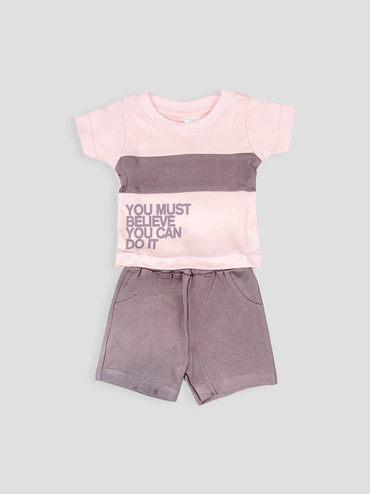 Hap & Hope  Cotton Printed T-Shirt & Shorts For Baby Boys
