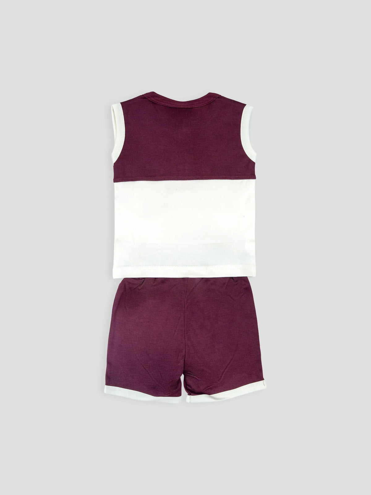 Hap & Hope Cotton Sleeveless  Print T-Shirt & Shorts For Baby Boys