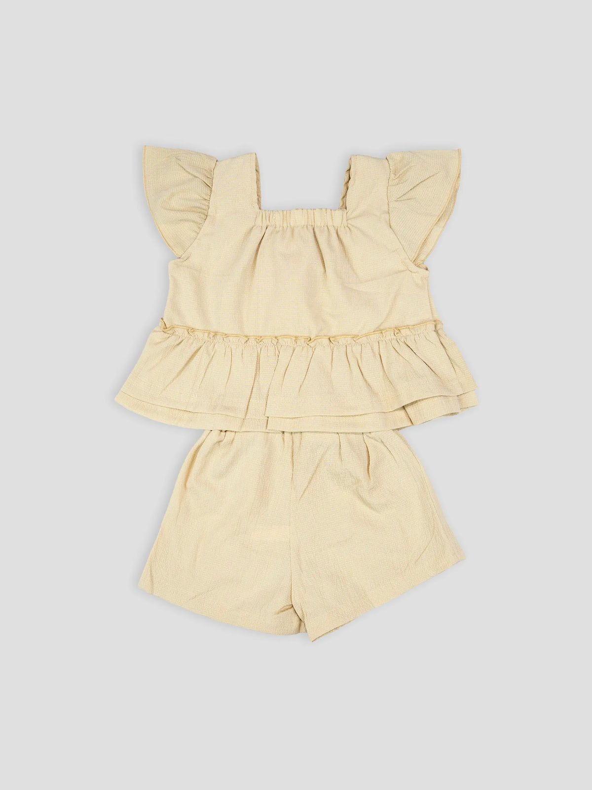 Hap & Hope Cotton Top & Shorts For Baby Girls
