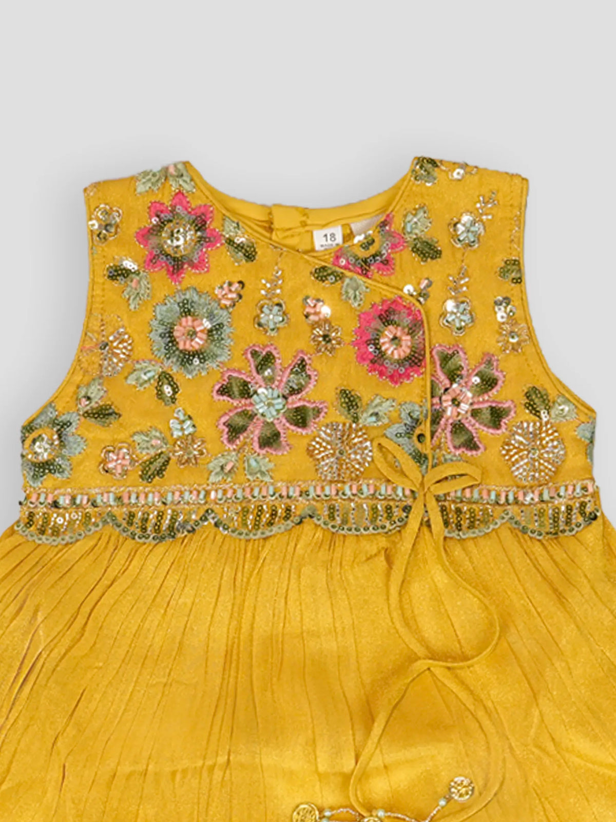 Hap & Hope Embroidered Sharara  with Dupatta  For Girls