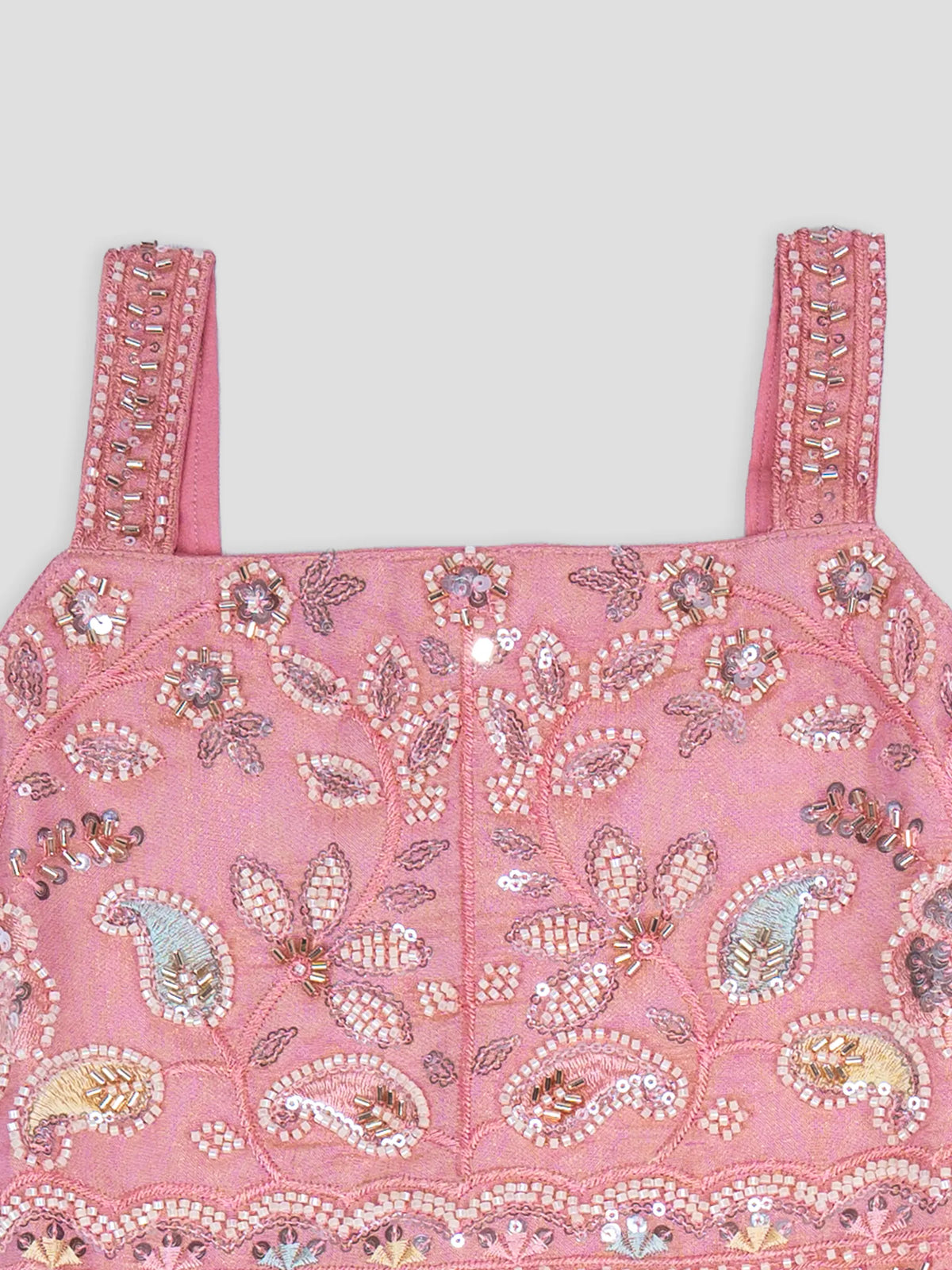 Hap & Hope  Floral Ethnic Party Wear  Choli with Dupatta For Girls