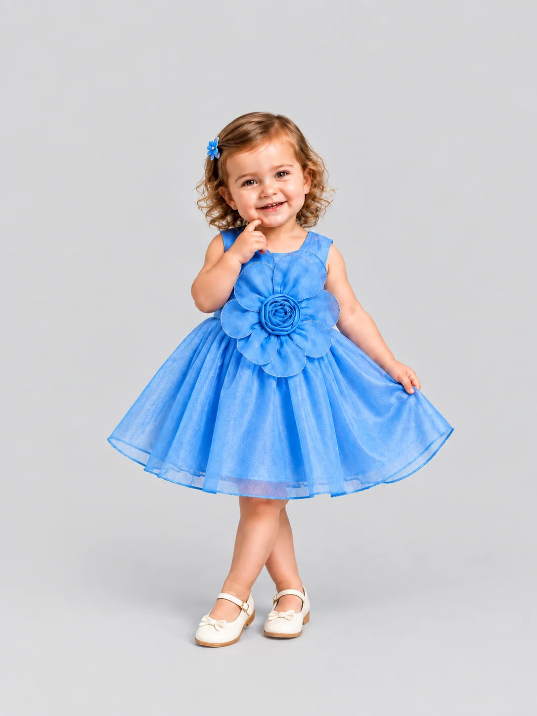 Hap & Hope  Floral Party Wear Frock  For Girls
