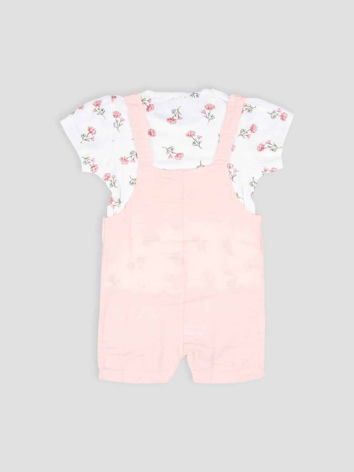 Hap & Hope  Floral Printed Cotton Baba Suit For Baby Girls