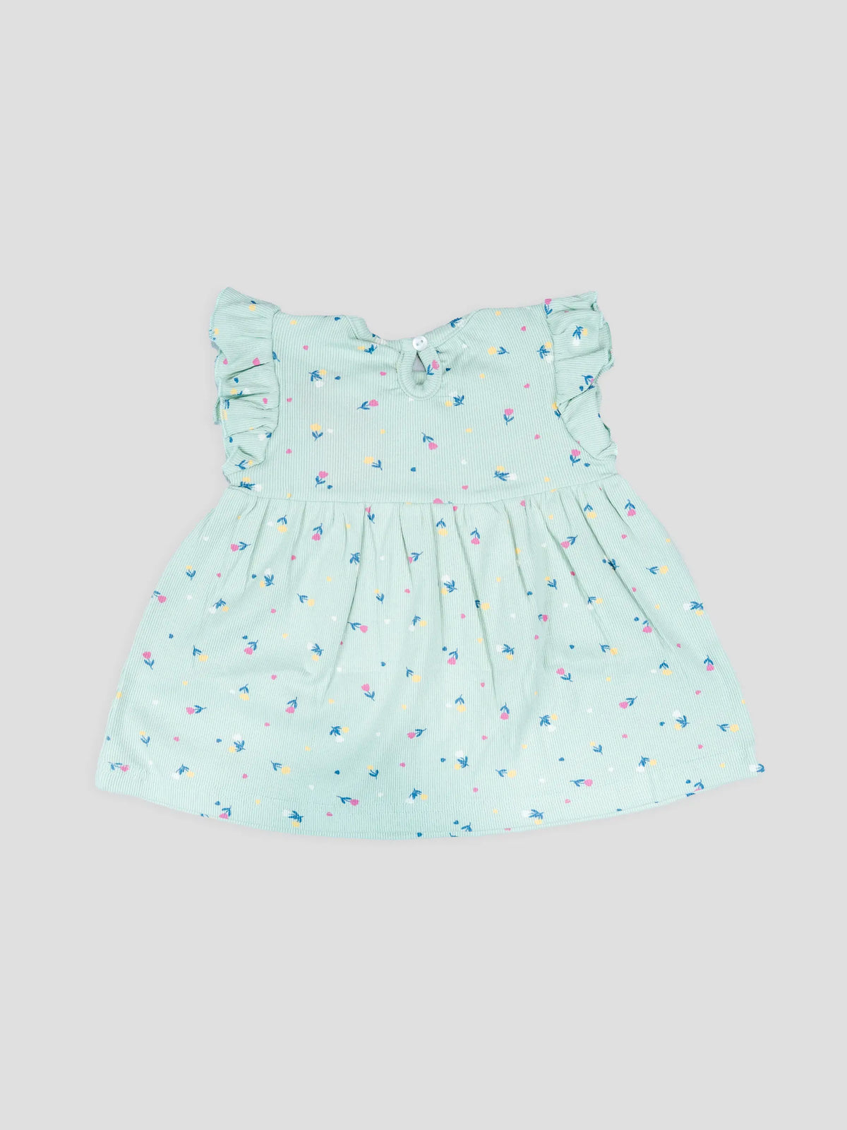 Hap & Hope  Floral Printed Cotton Frock For Baby Girls