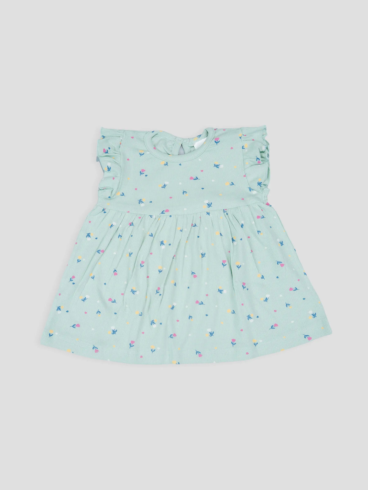 Hap & Hope  Floral Printed Cotton Frock For Baby Girls