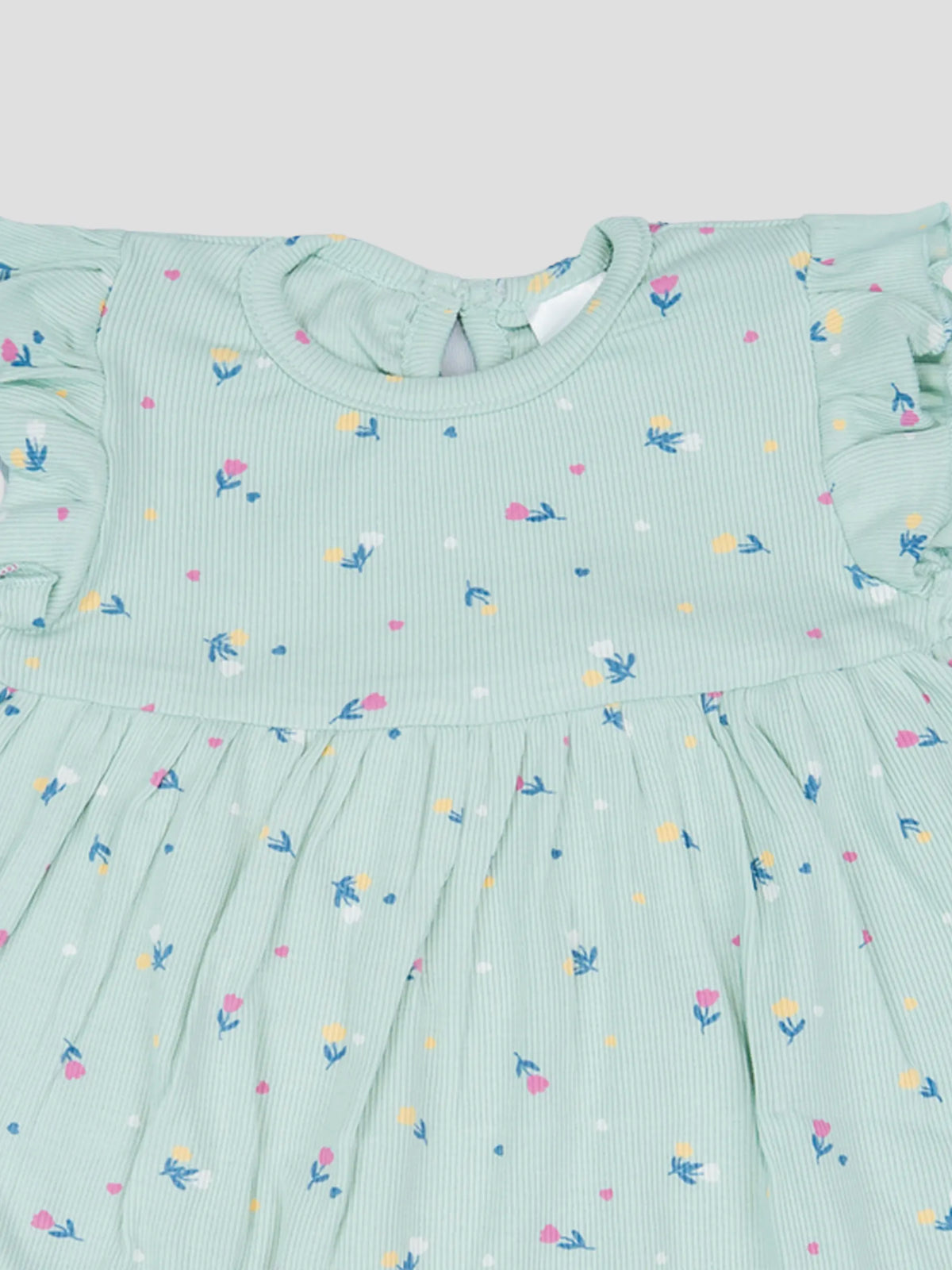 Hap & Hope  Floral Printed Cotton Frock For Baby Girls
