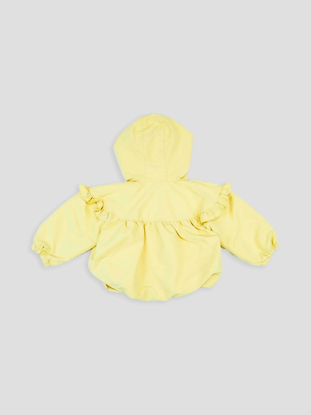 Hap & Hope  Frill Hooded Full Sleeve Jacket For Girls
