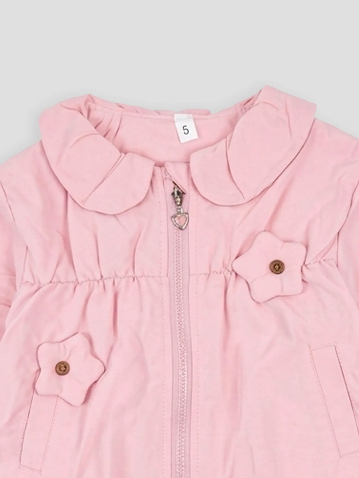Hap & Hope  Full Sleeve Collar Jacket For Girls