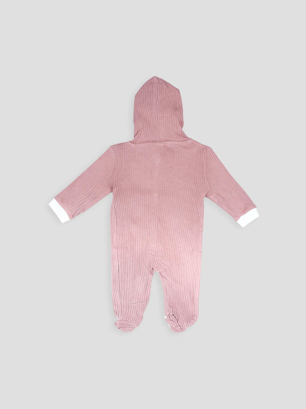 Hap & Hope  Hooded Full Sleeve Cotton Sleep Suit  For Baby Boys