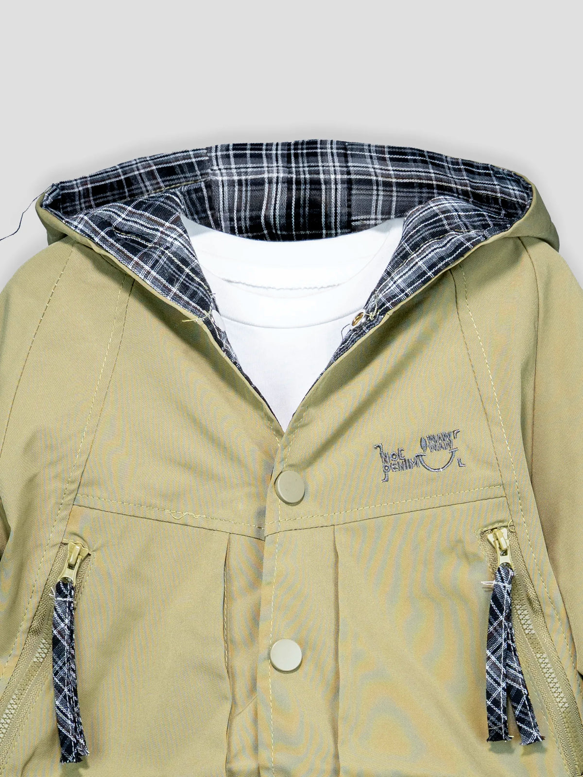 Hap & Hope  Hooded Jacket & Cargo Pants Cord Set For Boys