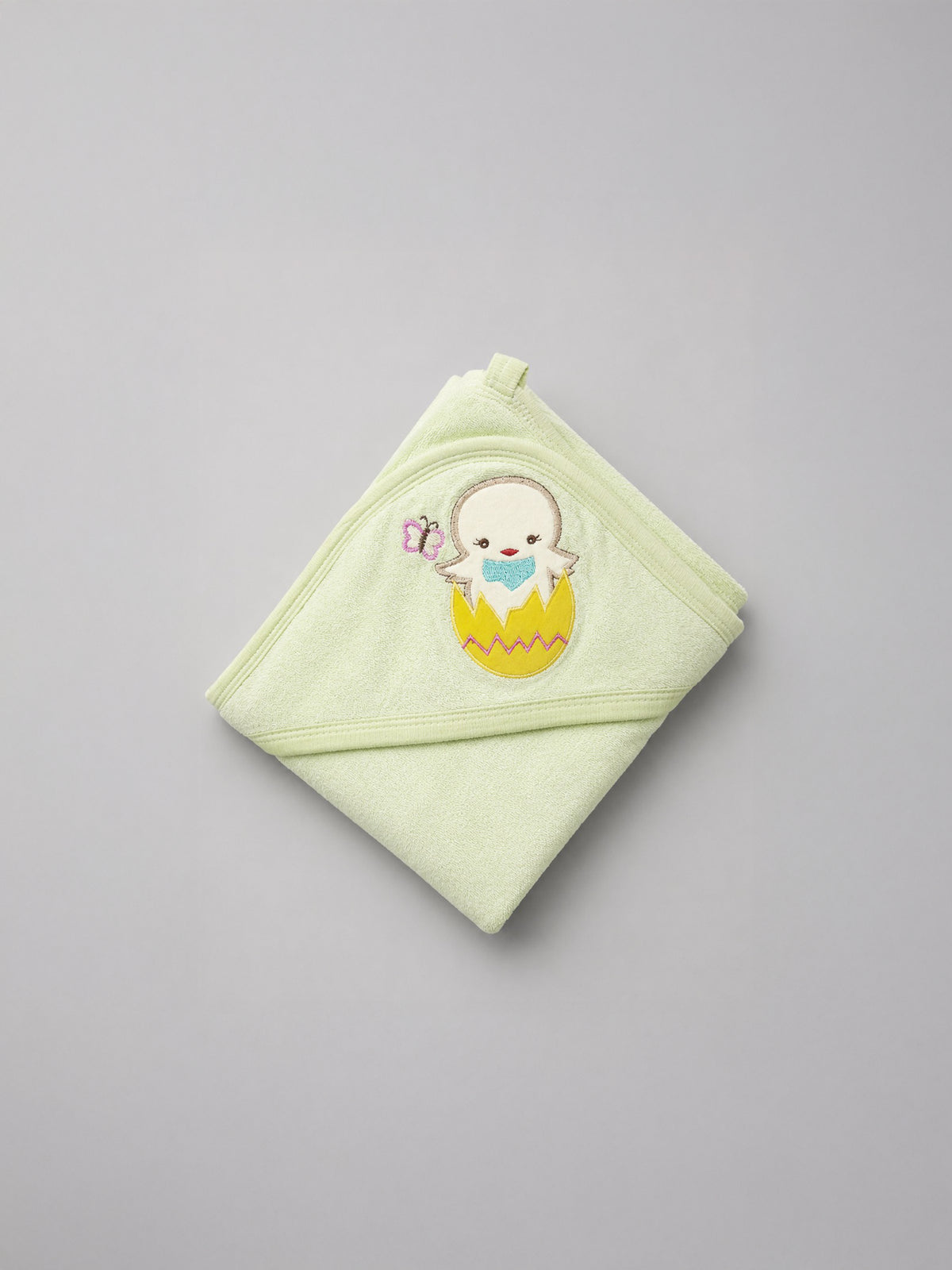 Hap & Hope Hooded Turkey with Cute Embroidered Design For Babies