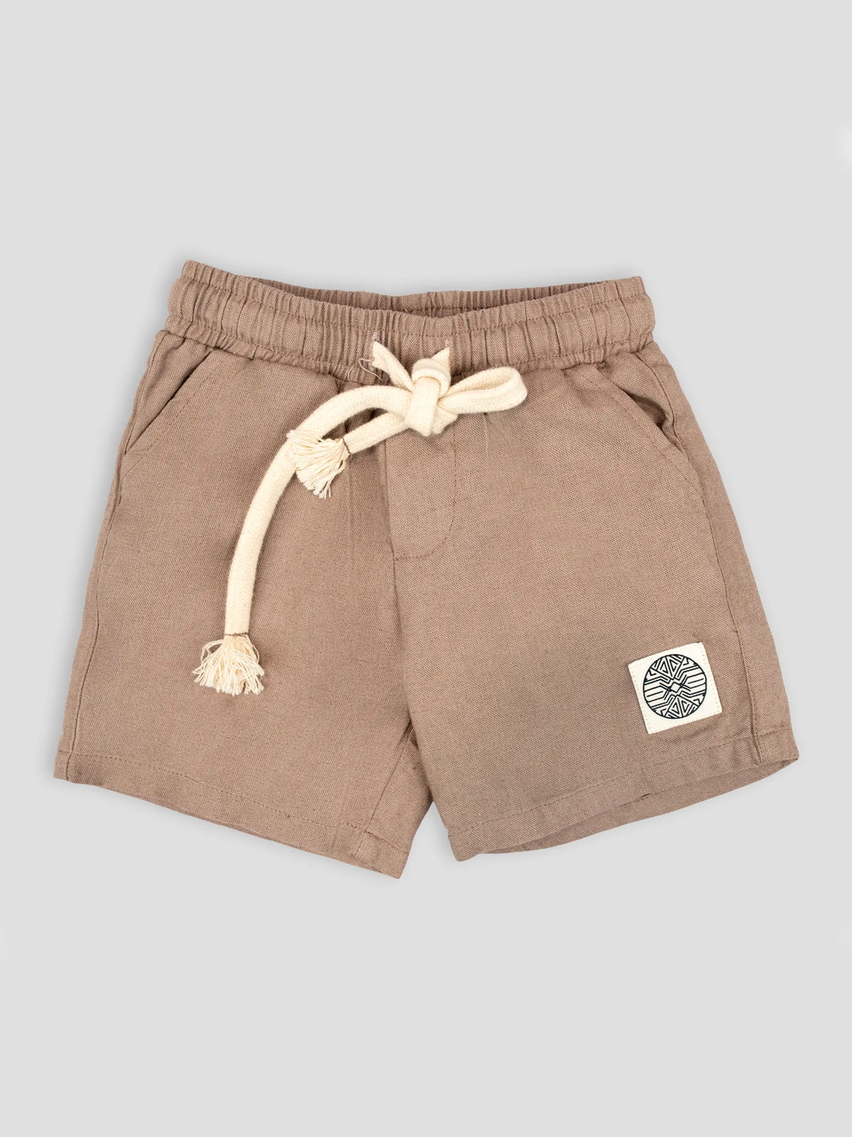 Hap&Hope Linen Regular Fit Shorts for Baby Boy