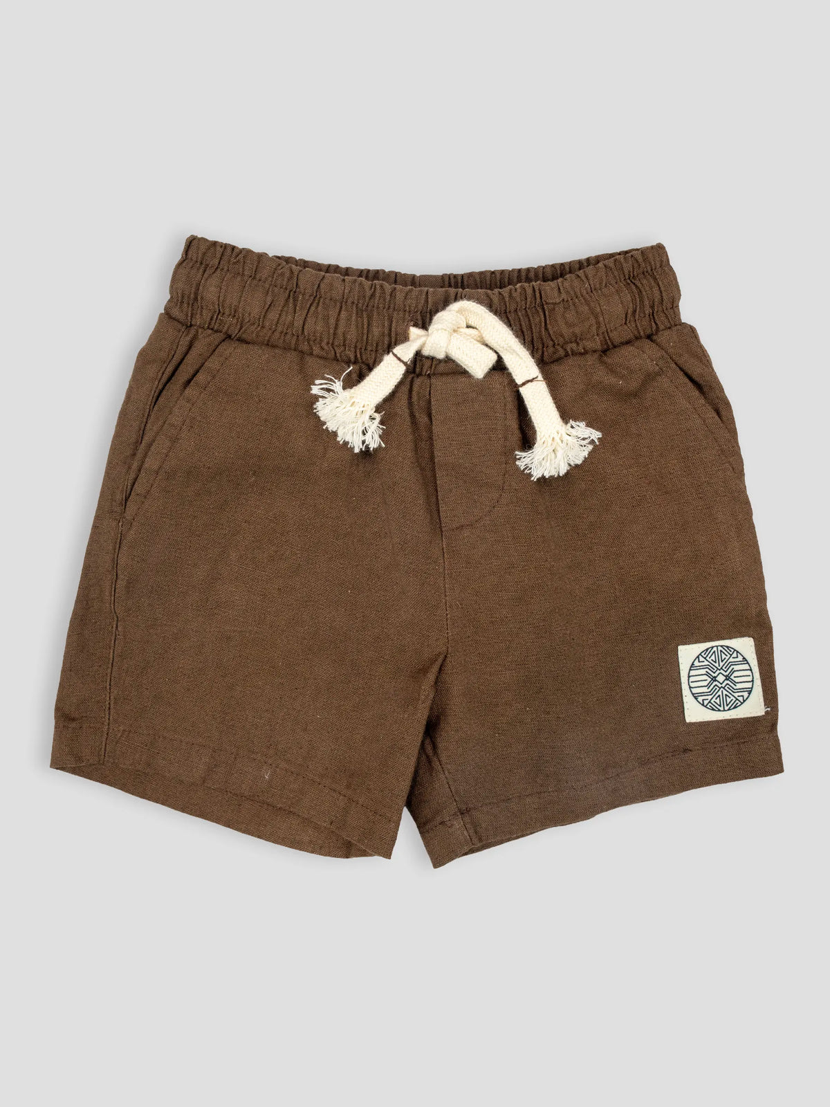 Hap&Hope Linen Relaxed Fit Shorts for Baby Boys