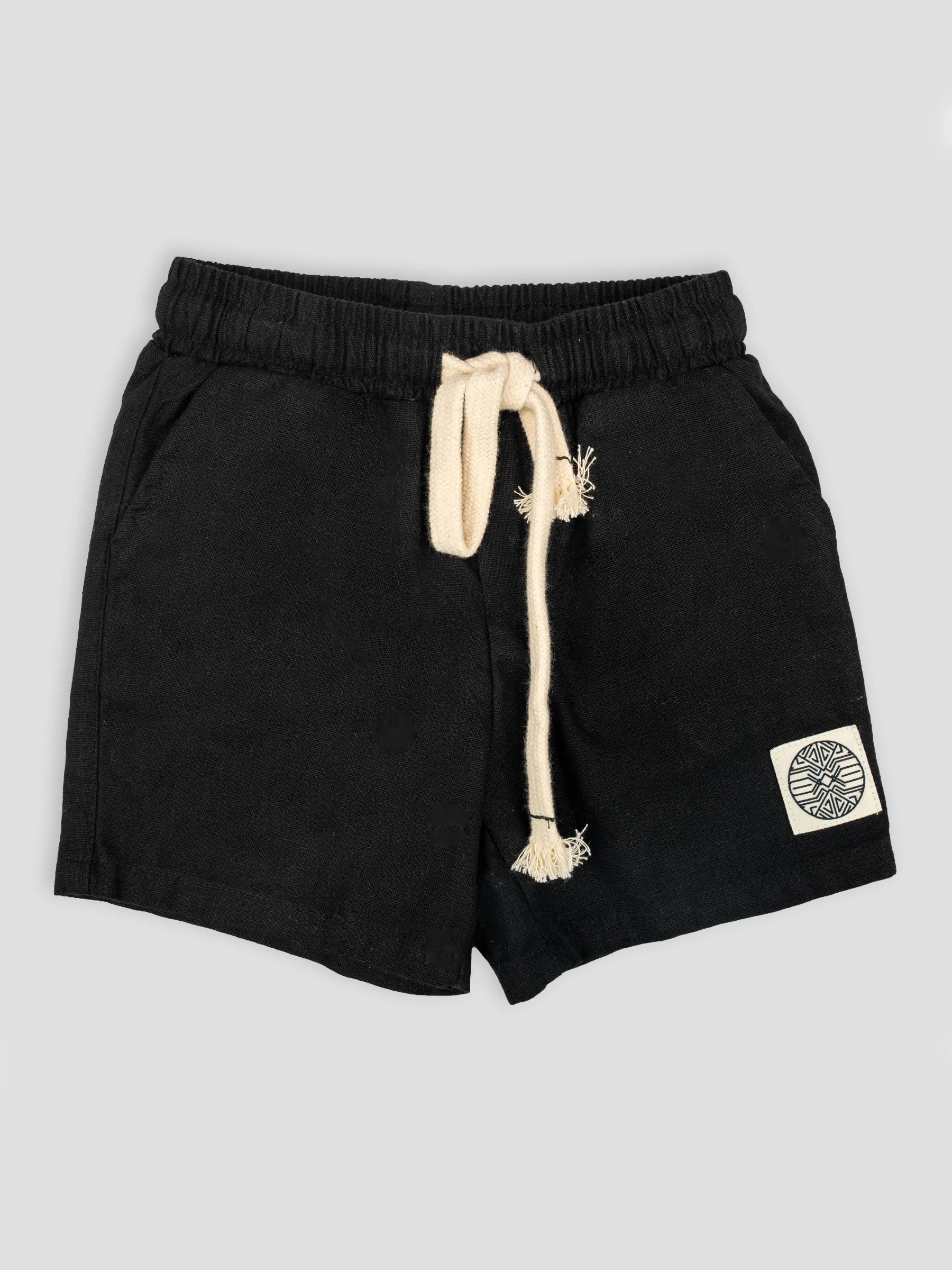 Hap&Hope Linen Relaxed Fit Shorts for Baby Boys