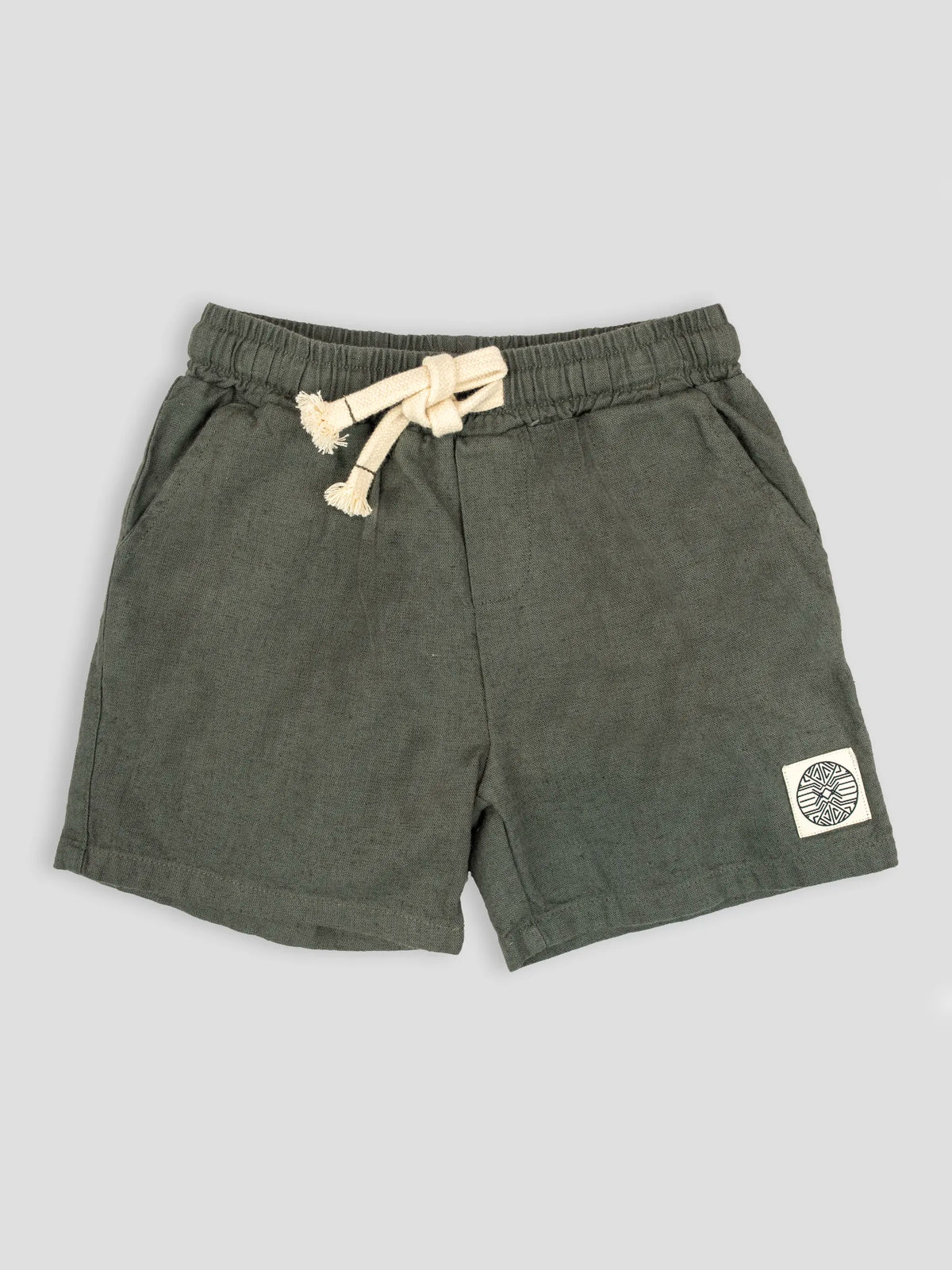 Hap&Hope Linen Relaxed Fit Shorts for Baby Boys