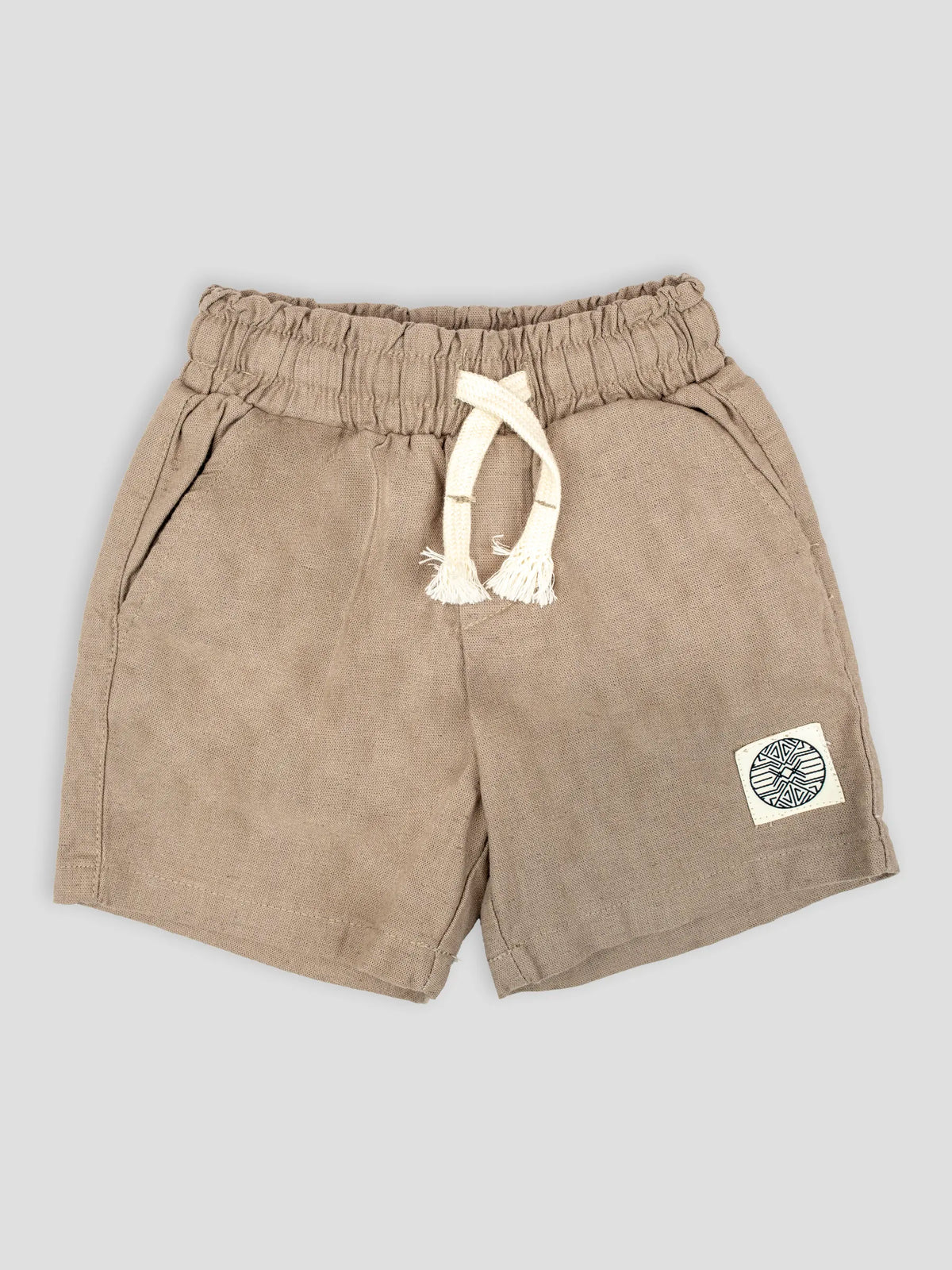 Hap&Hope Linen Relaxed Fit Shorts for Baby Boys